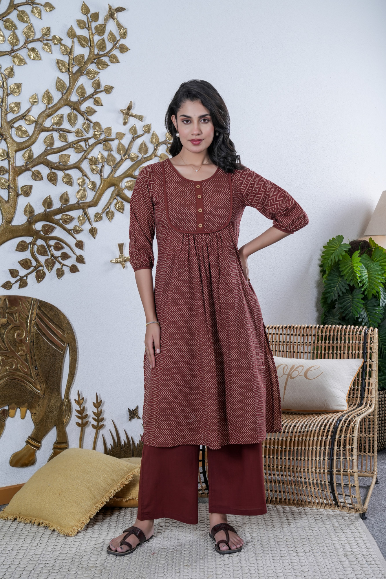 ANGAAR BUTTON COTTON SET