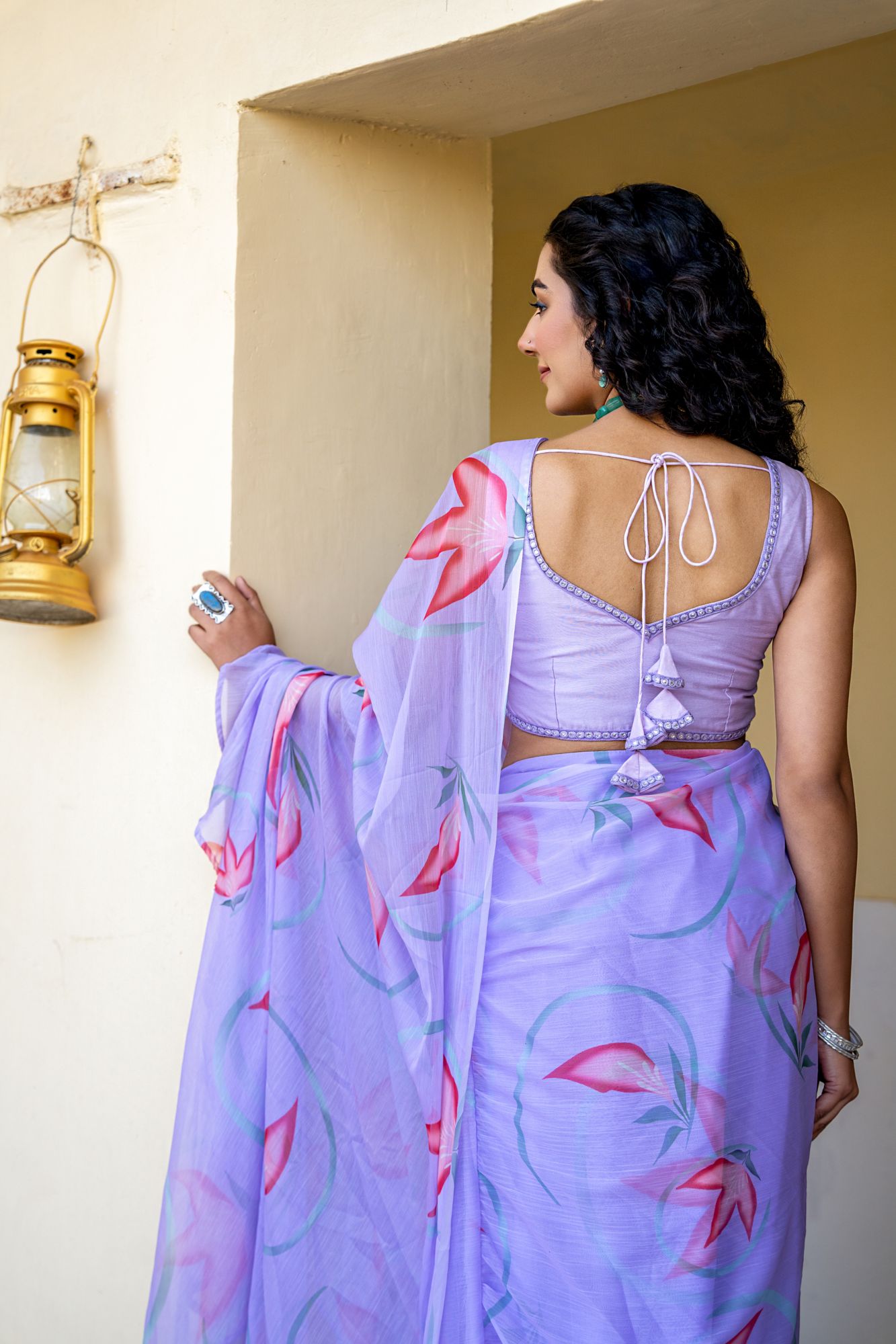 LAVANIKA CHIFFON PRE-DRAPED SAREE