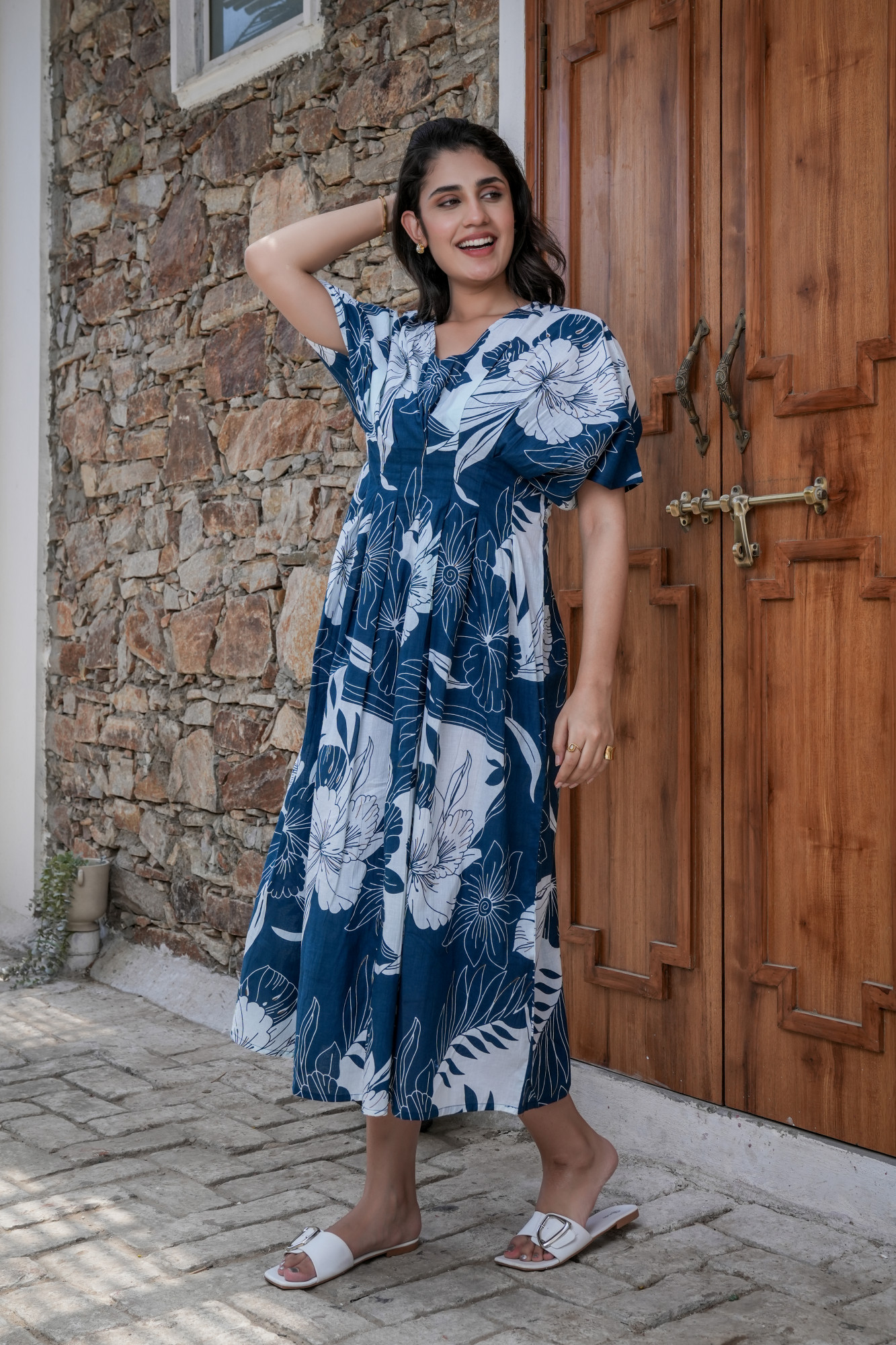 NEEL PUDISO COTTON KAFTAN