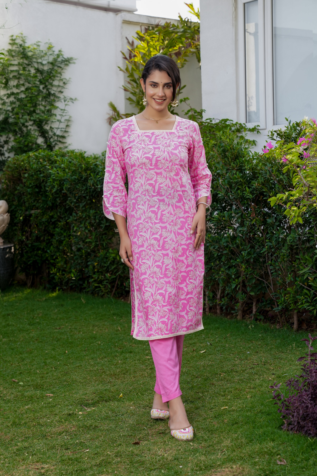 JASMINE PINK COTTON SET