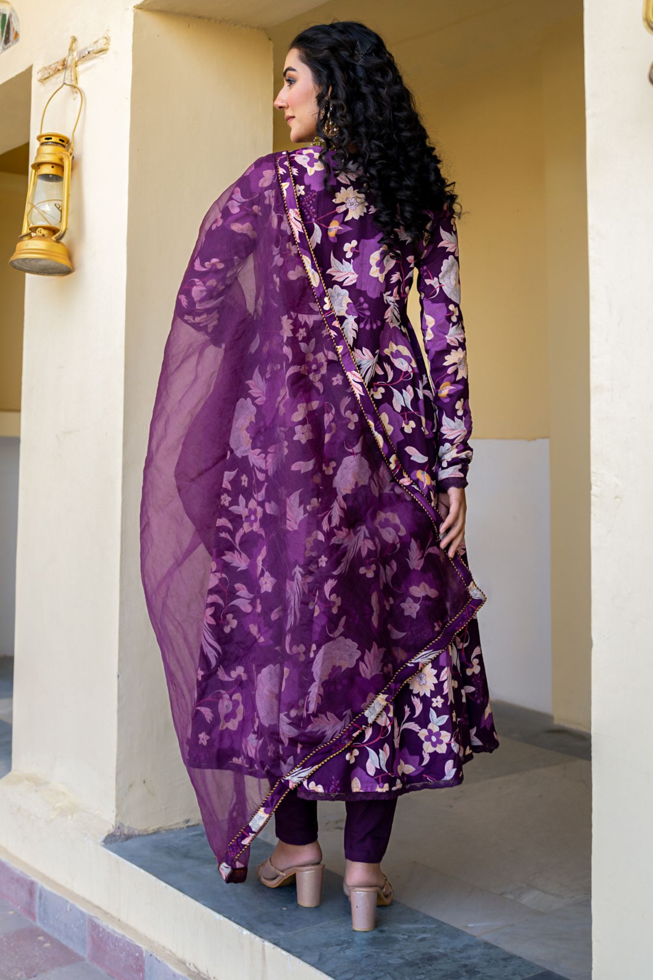 VIOLET VERVE COTTON SUIT SET