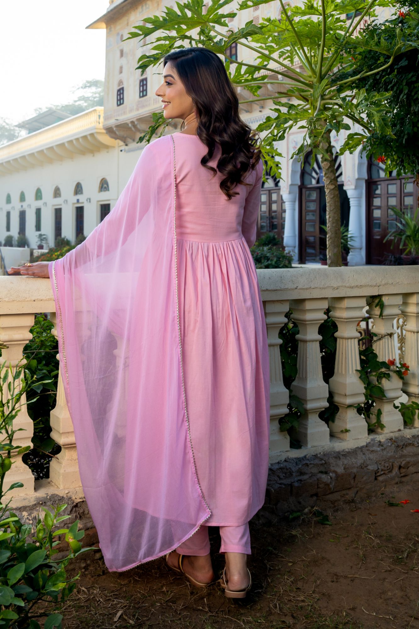 ROSALIE COTTON EMBROIDERY KURTA SET