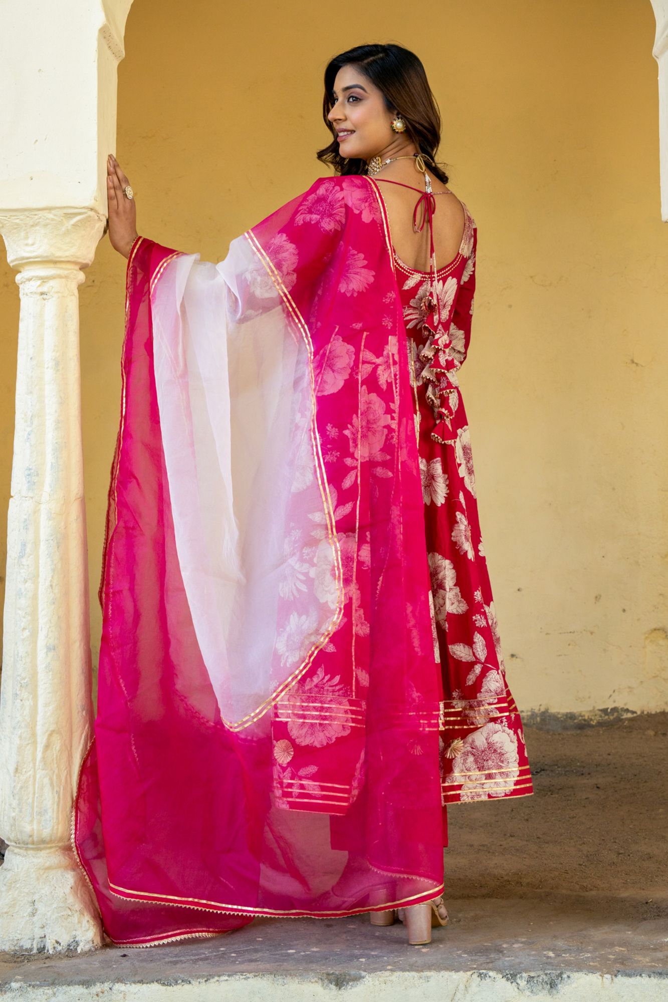 LALIMA COTTON LACE SUIT SET