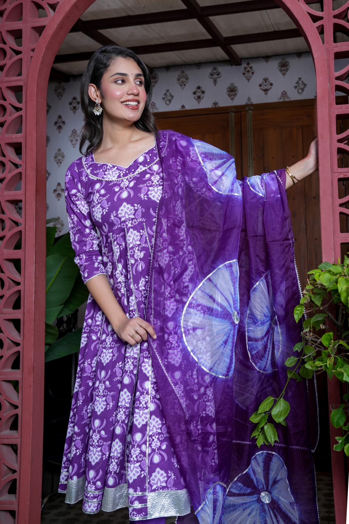 JAMUNI GOTTA ANARKALI SET