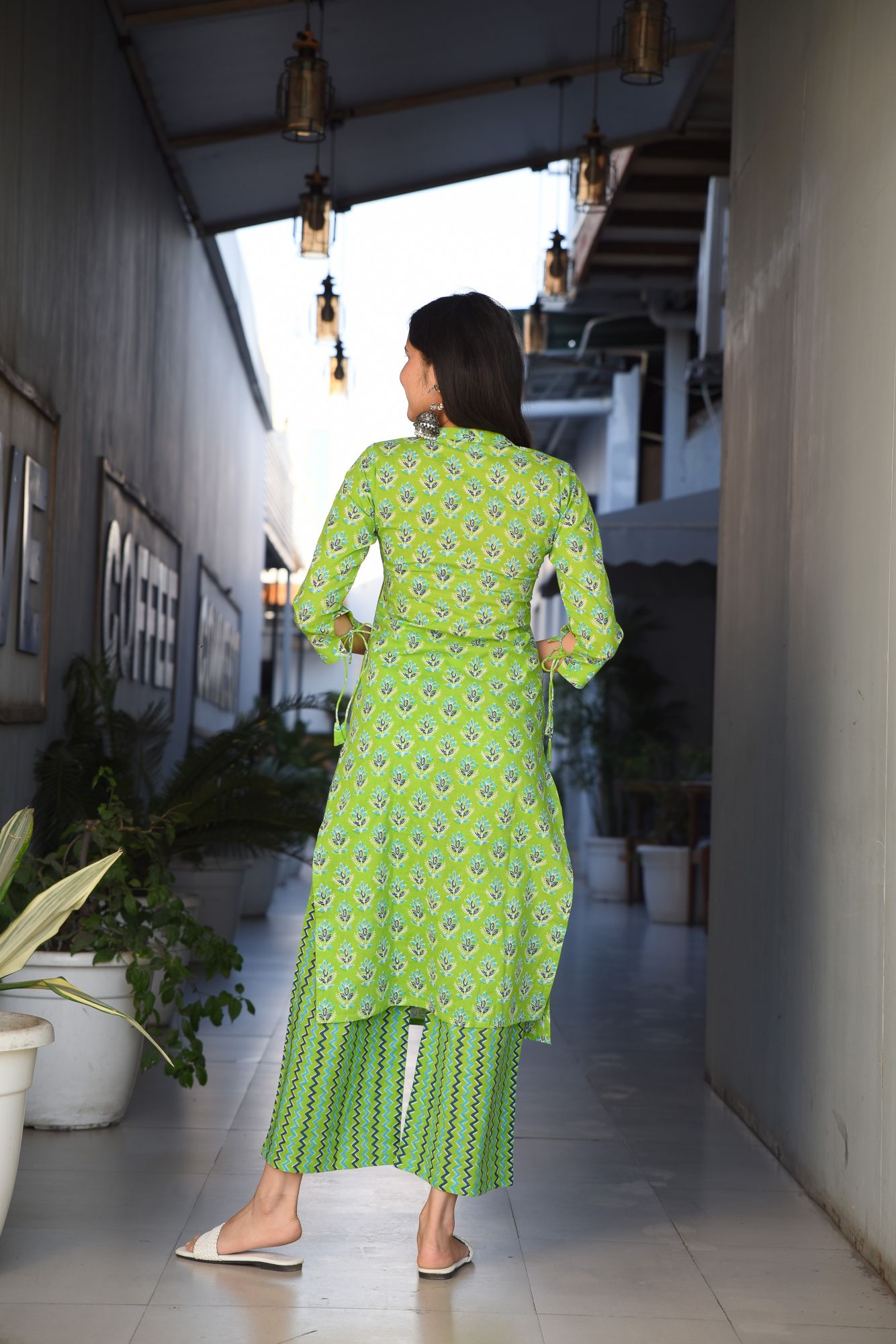PASTEL PRINTED KURTA-PALAZZO SET