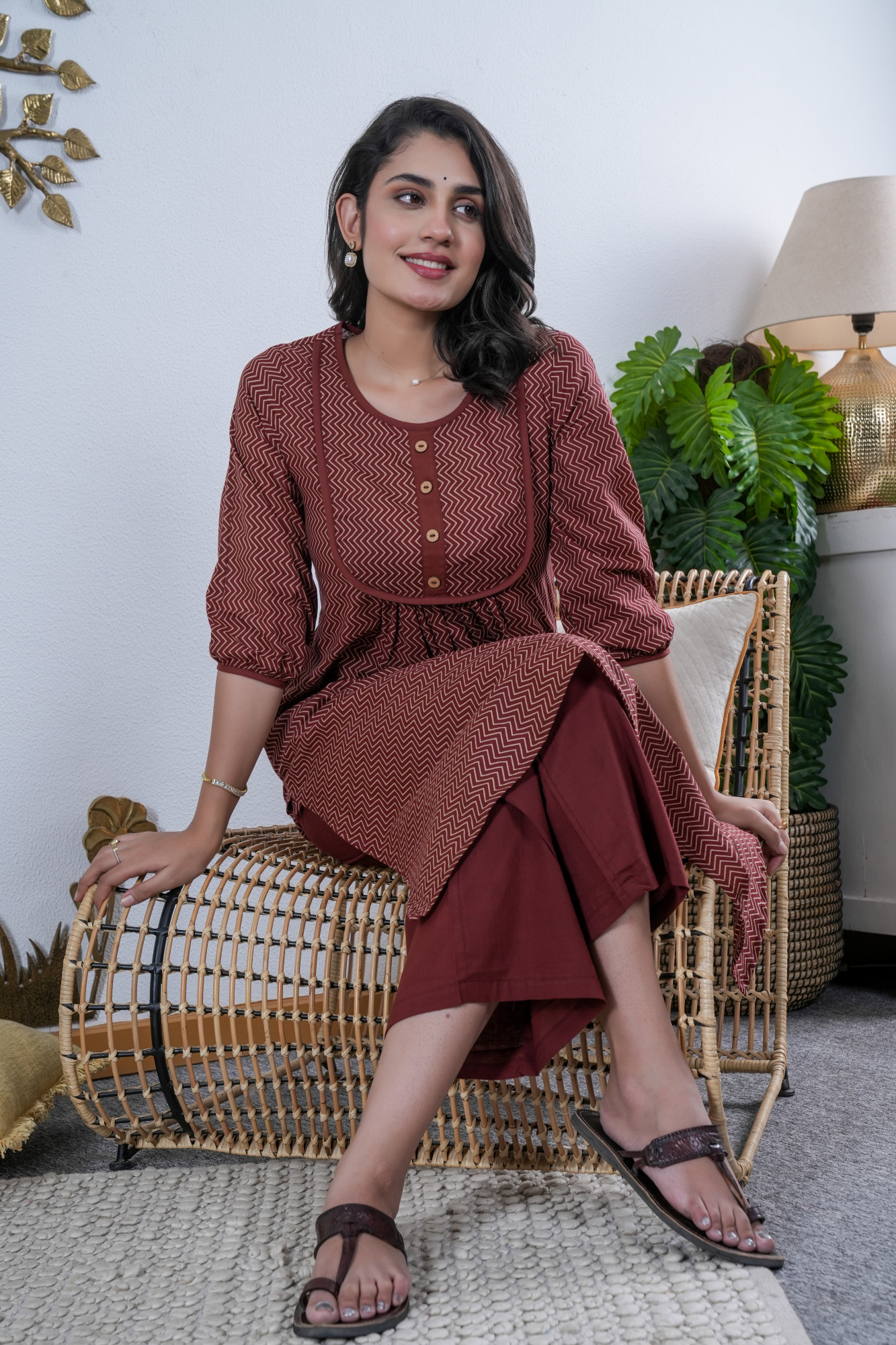 ANGAAR BUTTON COTTON SET