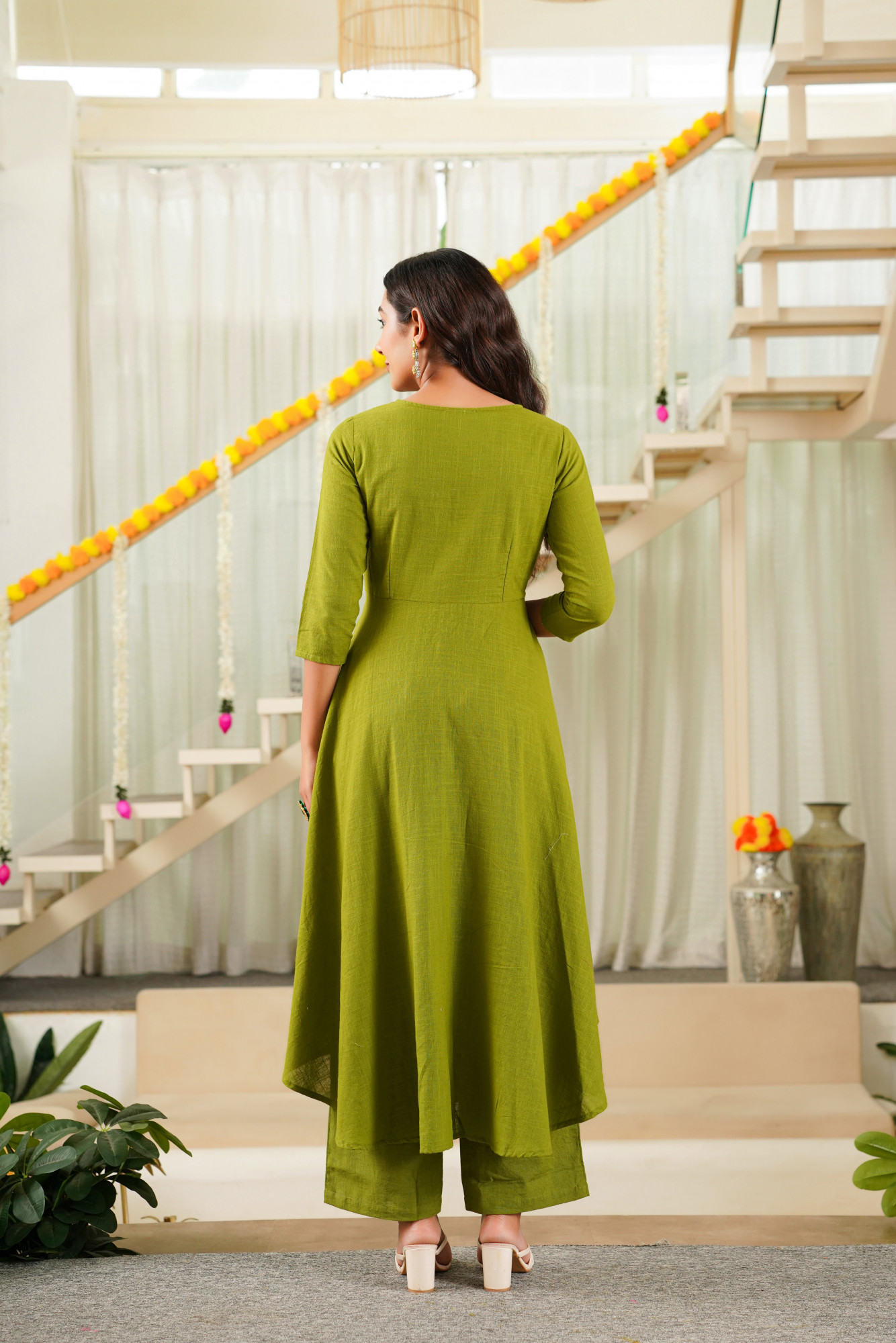 PISTA MIRROR KURTA SET