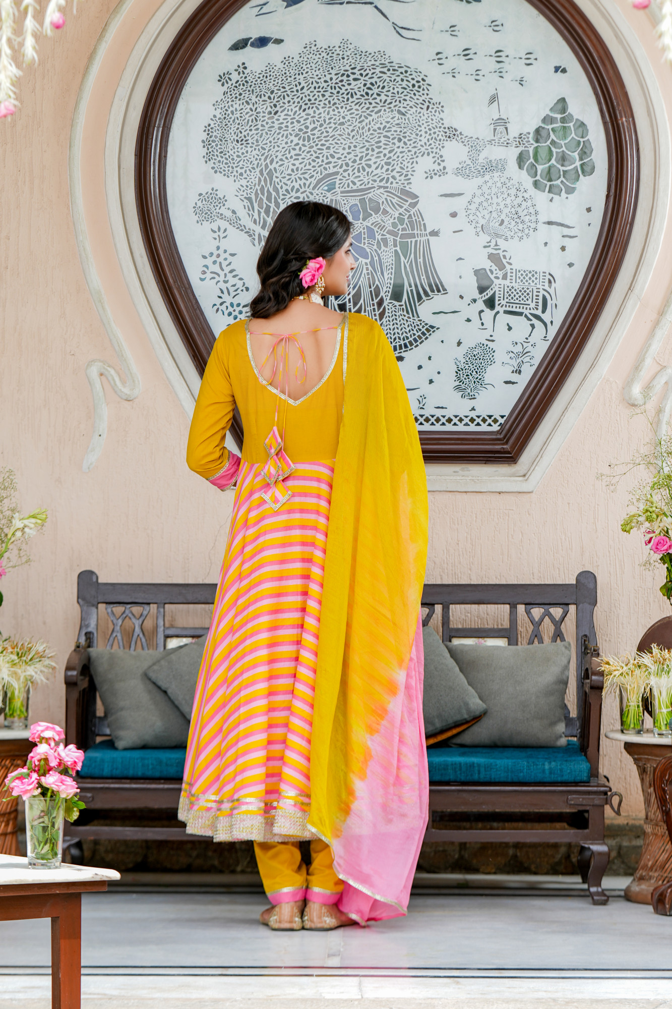 TARANGINI MULTI SHADES ANARKALI SET