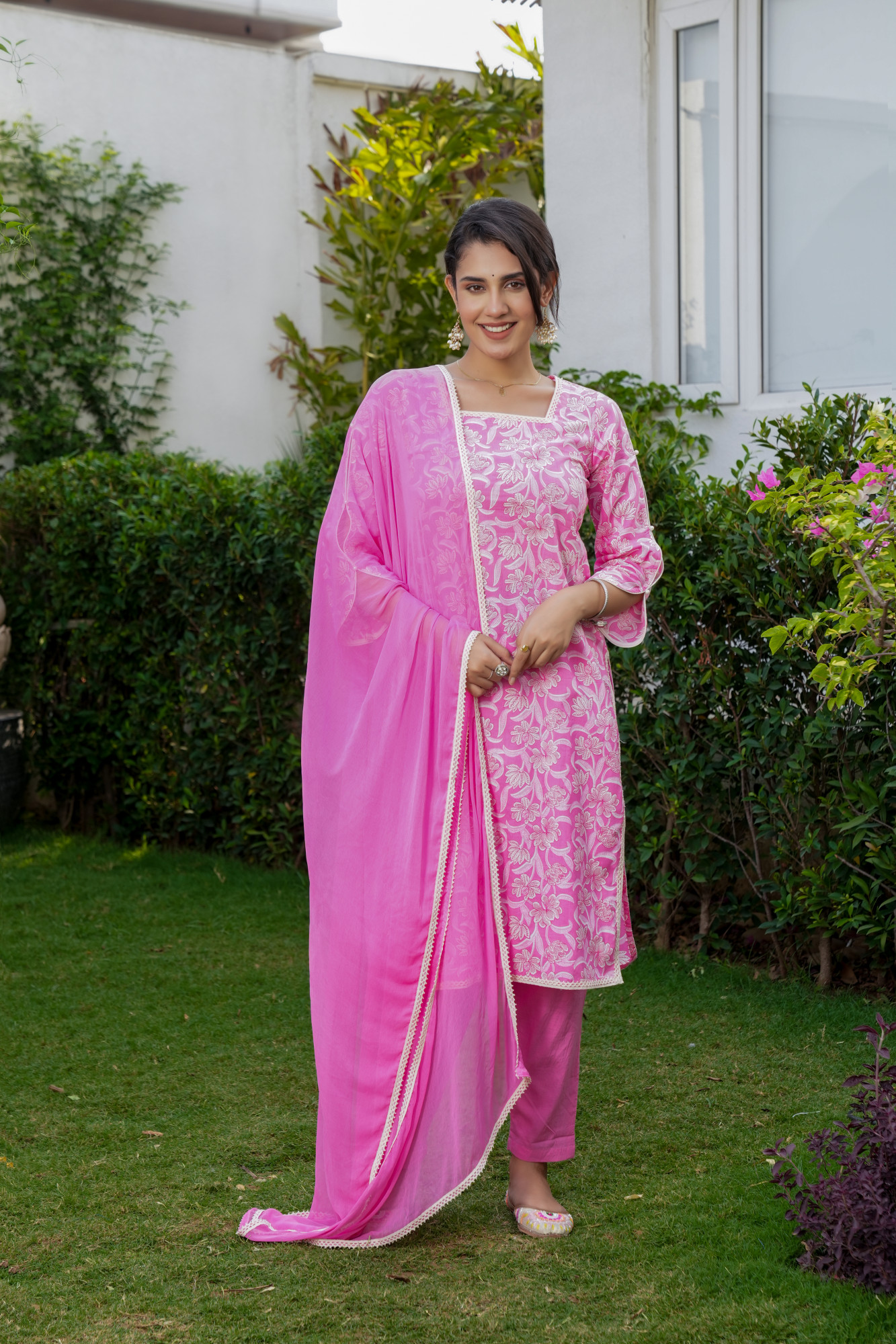 JASMINE PINK COTTON SET