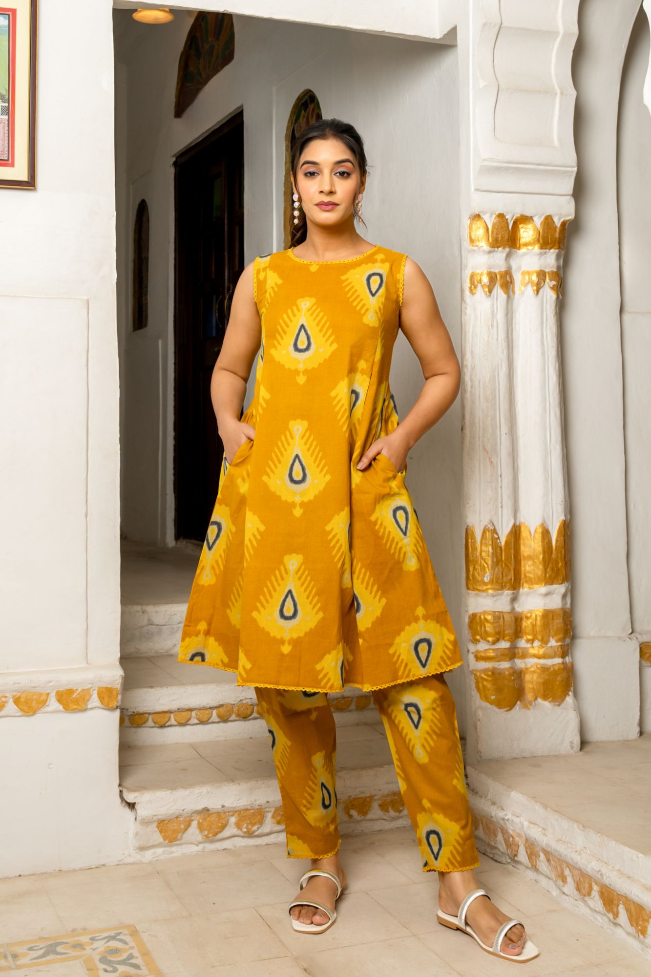 MUSTARA COTTON CO-ORD SET