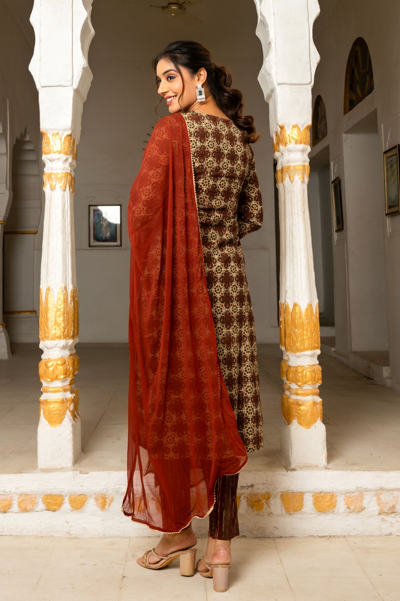 BRAVIA COTTON MIRROR KURTA SET