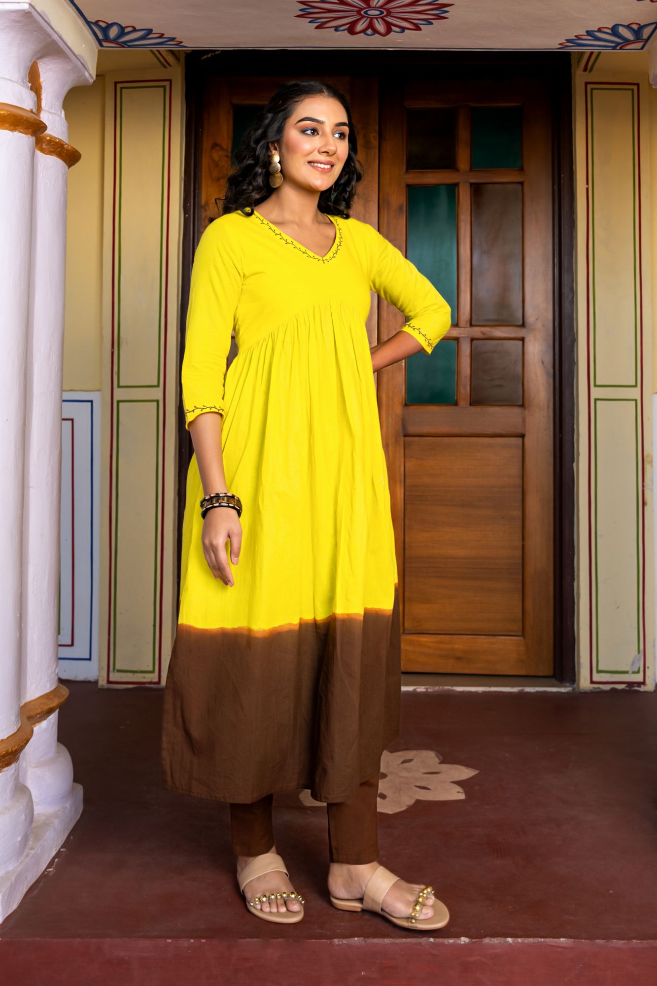 SUNAIRA COTTON KURTA SET