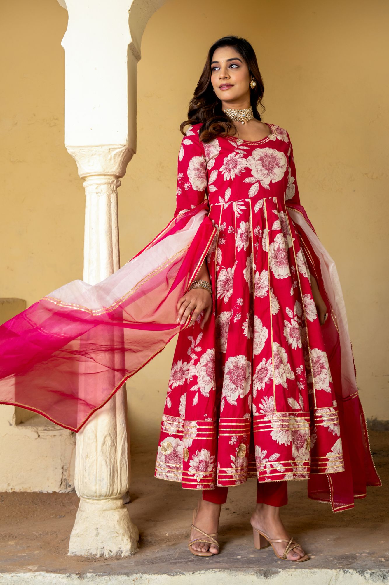 LALIMA COTTON LACE SUIT SET