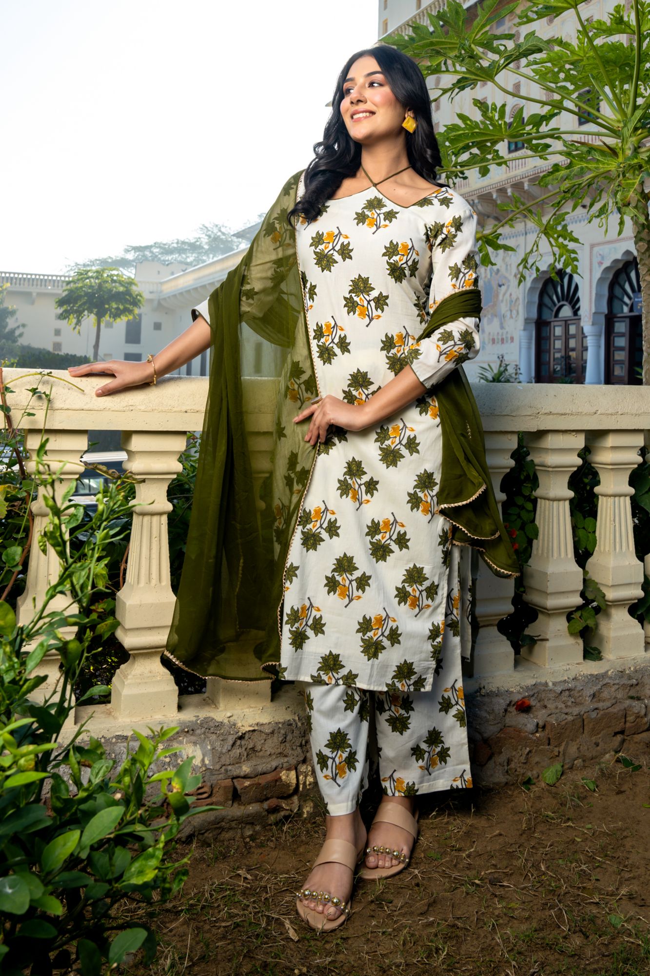 TARAANI COTTON KURTA SET