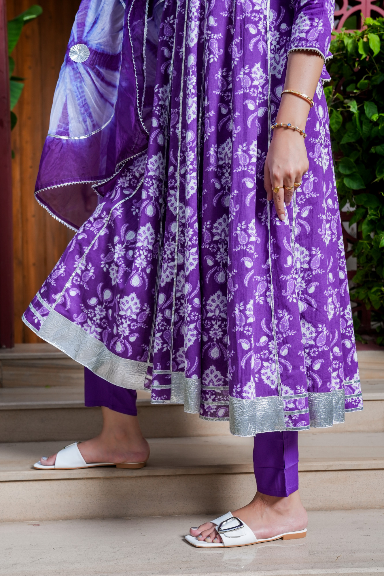 JAMUNI GOTTA ANARKALI SET