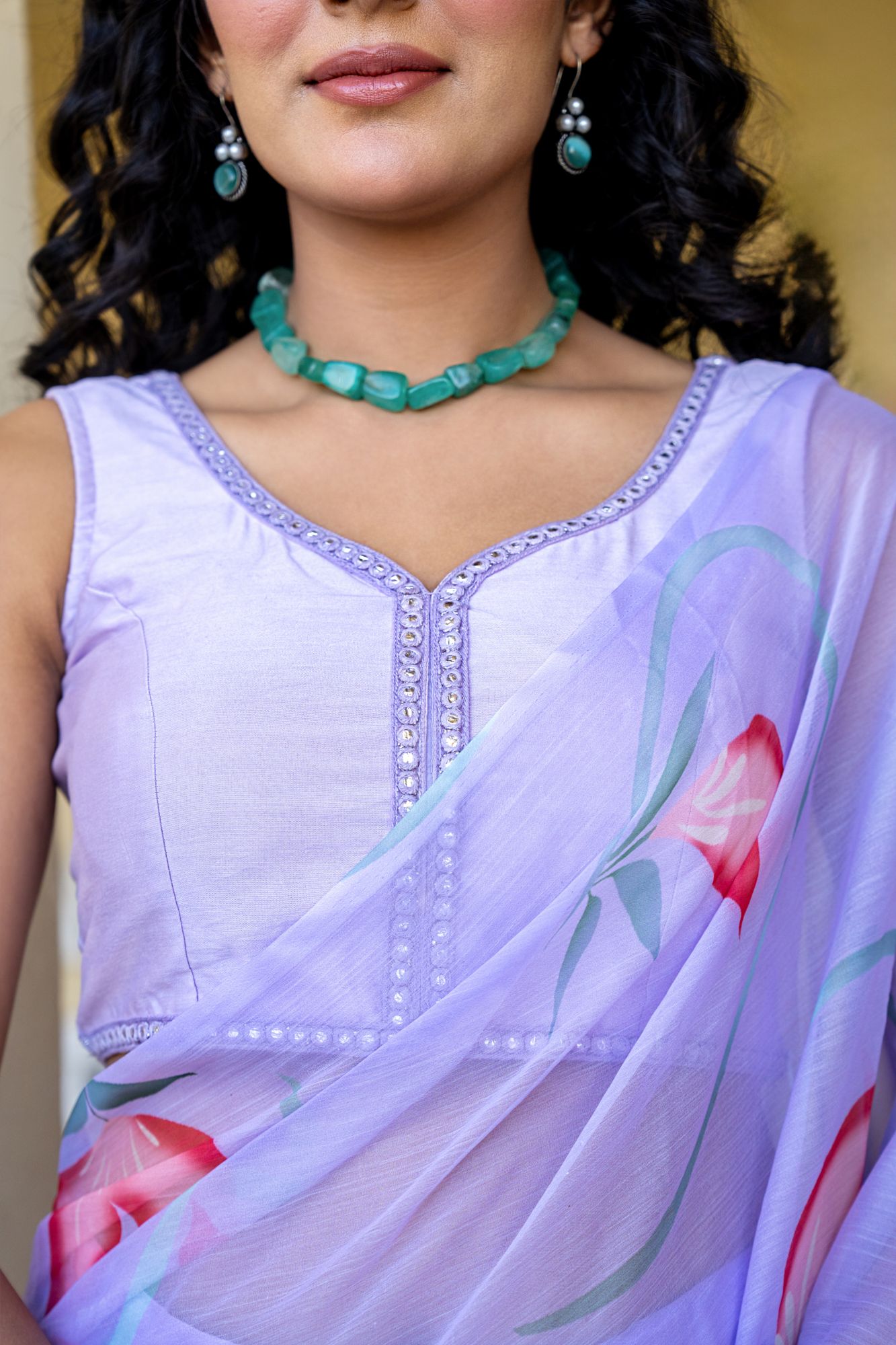 LAVANIKA CHIFFON PRE-DRAPED SAREE