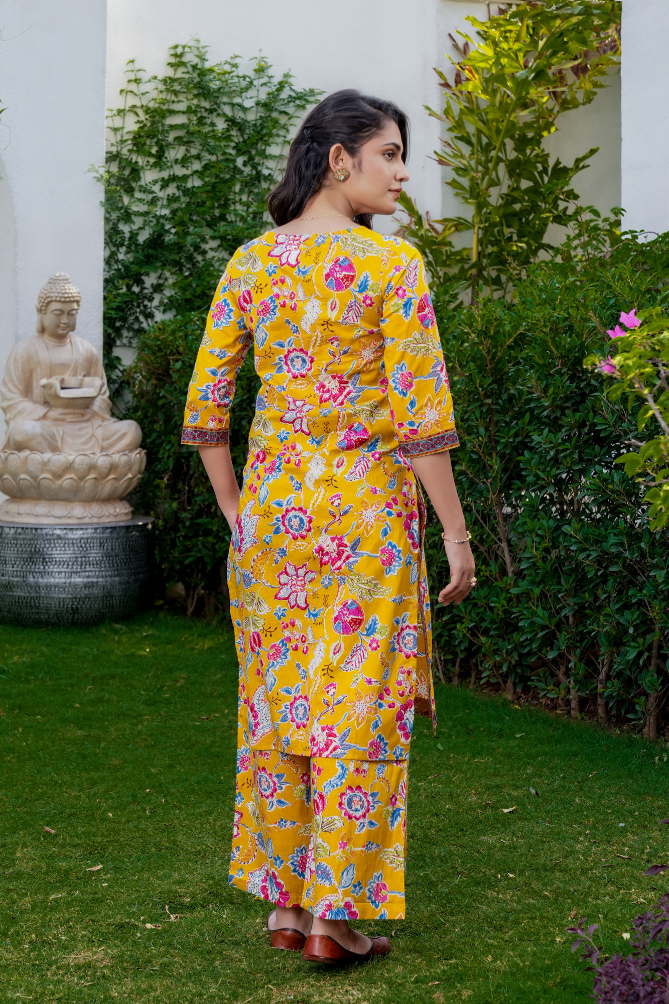 KASHISH YELLOW COTTON SET