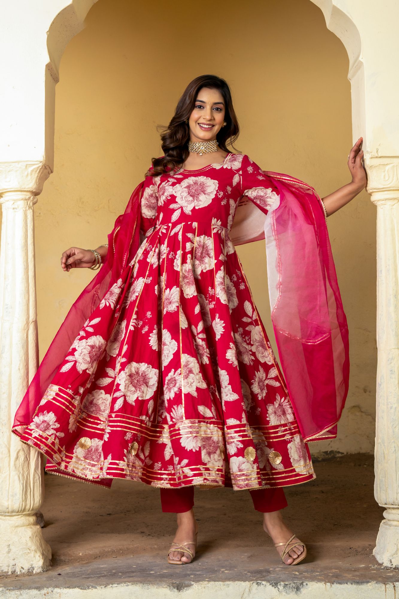 LALIMA COTTON LACE SUIT SET