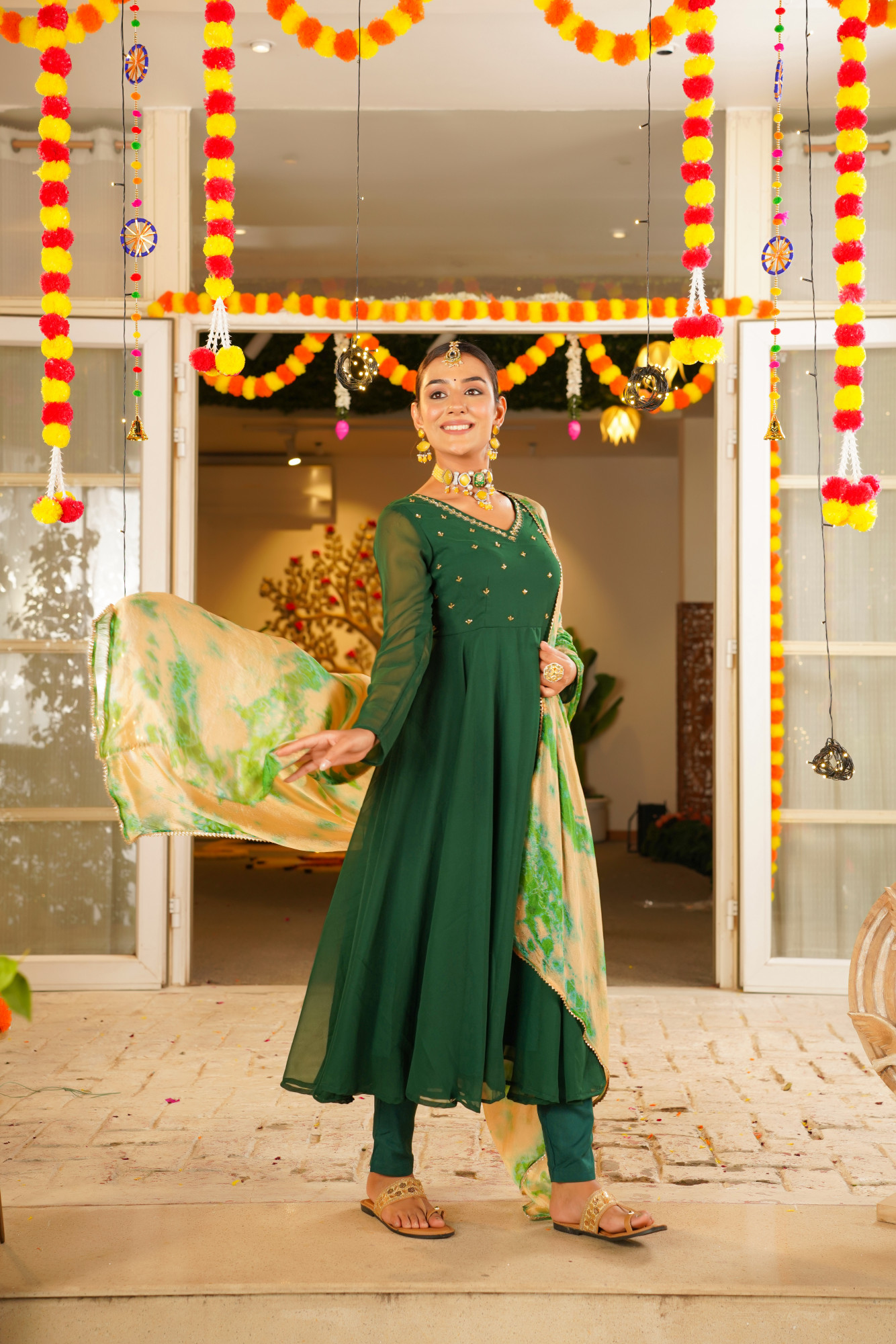 ZARREEN HANDWORK ANARKALI SET