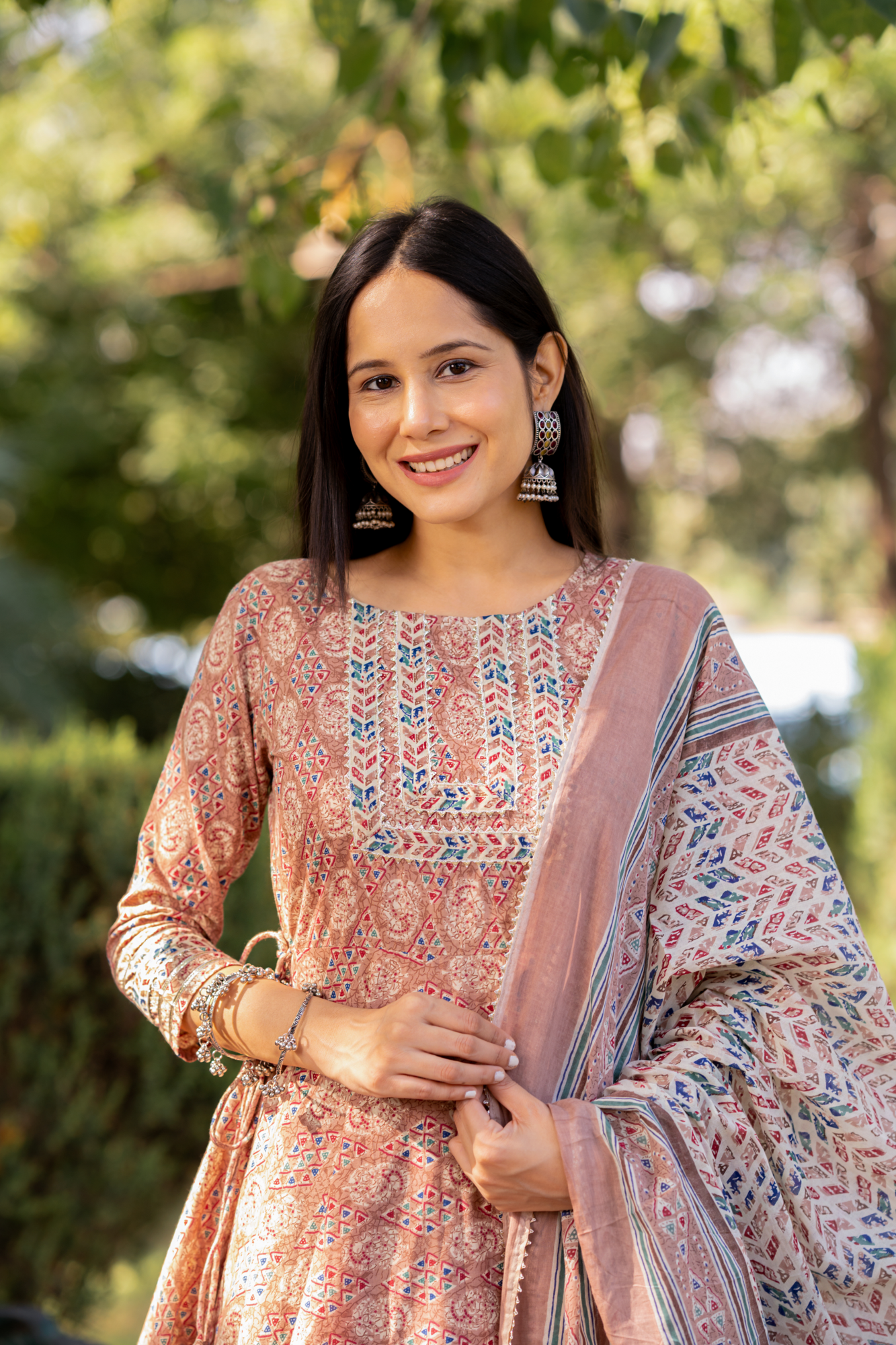 ETHEREAL GOTA EMBELLISHED ANARKALI SET