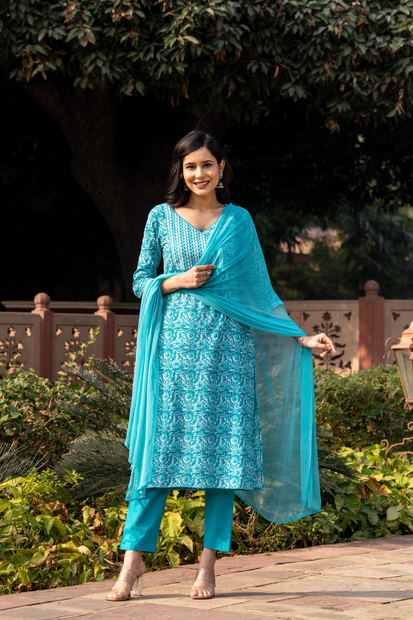 BLUE BLISS KURTA SET