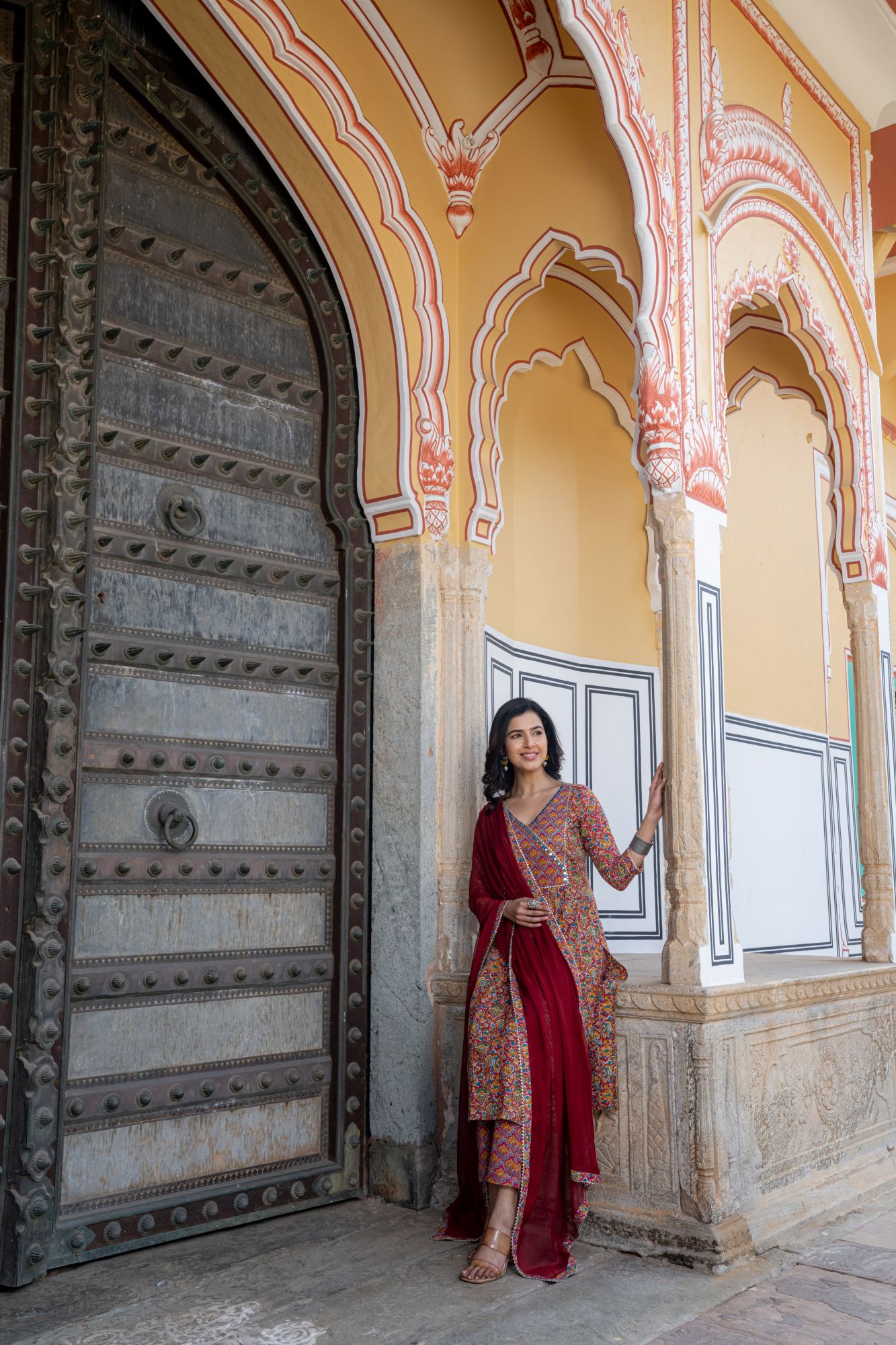 ETERNAL PRINT FLARED KURTA SET