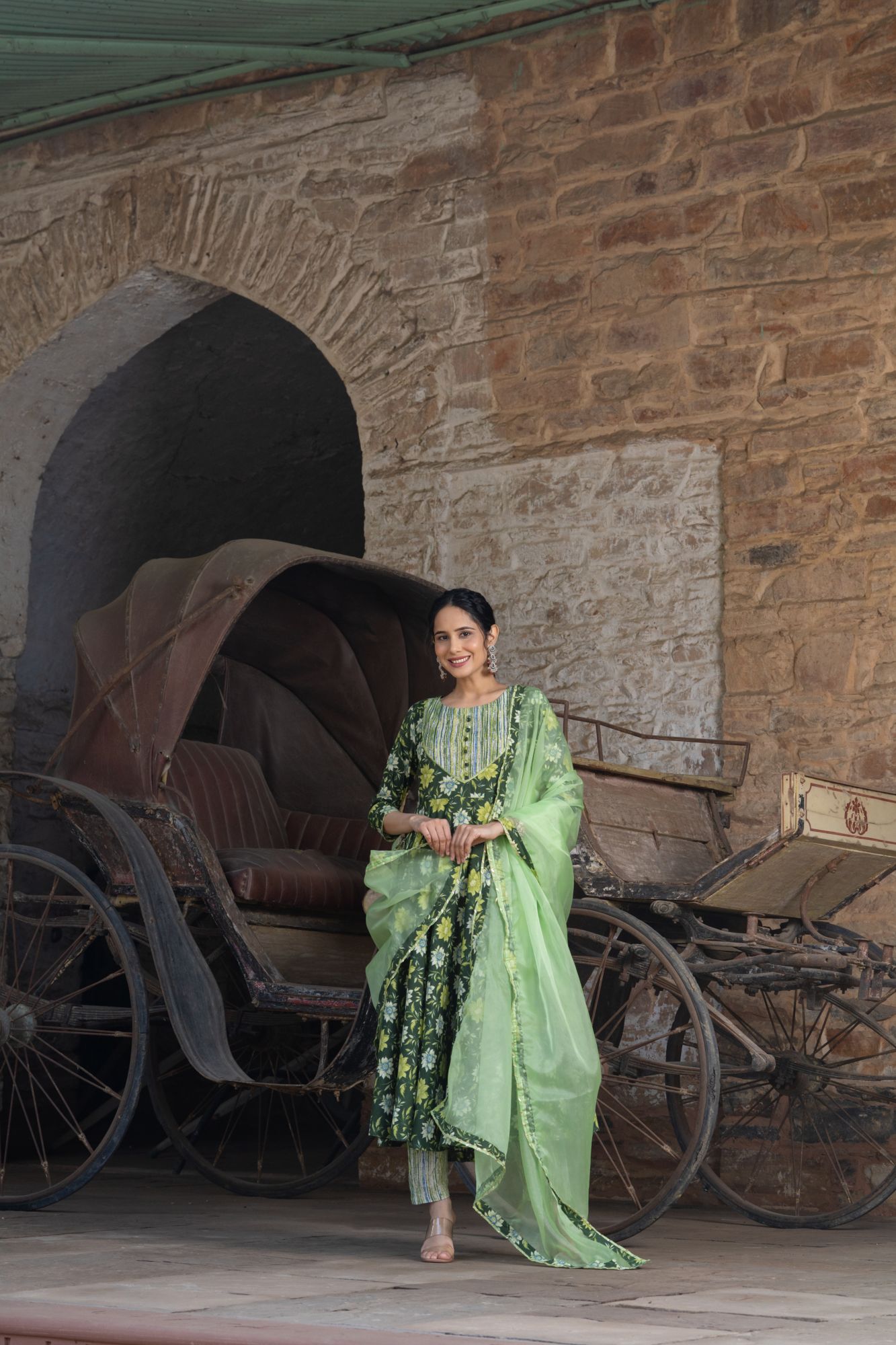 FLORAL BLOSSOM COTTON SUIT SET