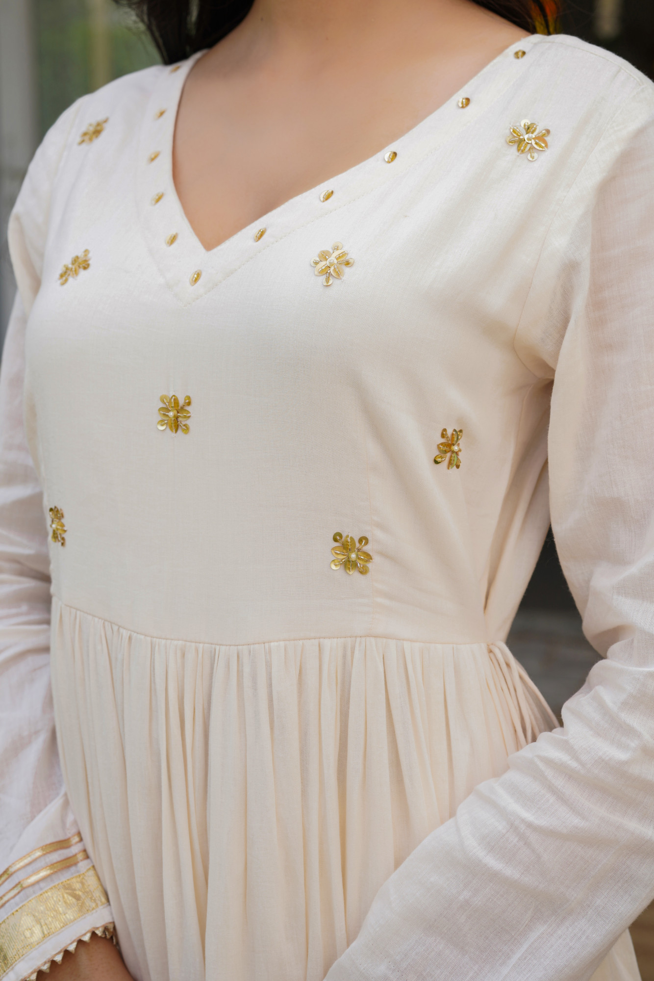 PEARL BLUSH ANARKALI SET