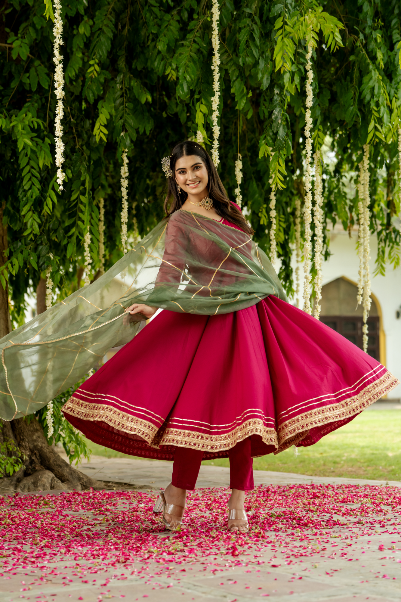 REGAL RANI GOTA ANARKALI SET