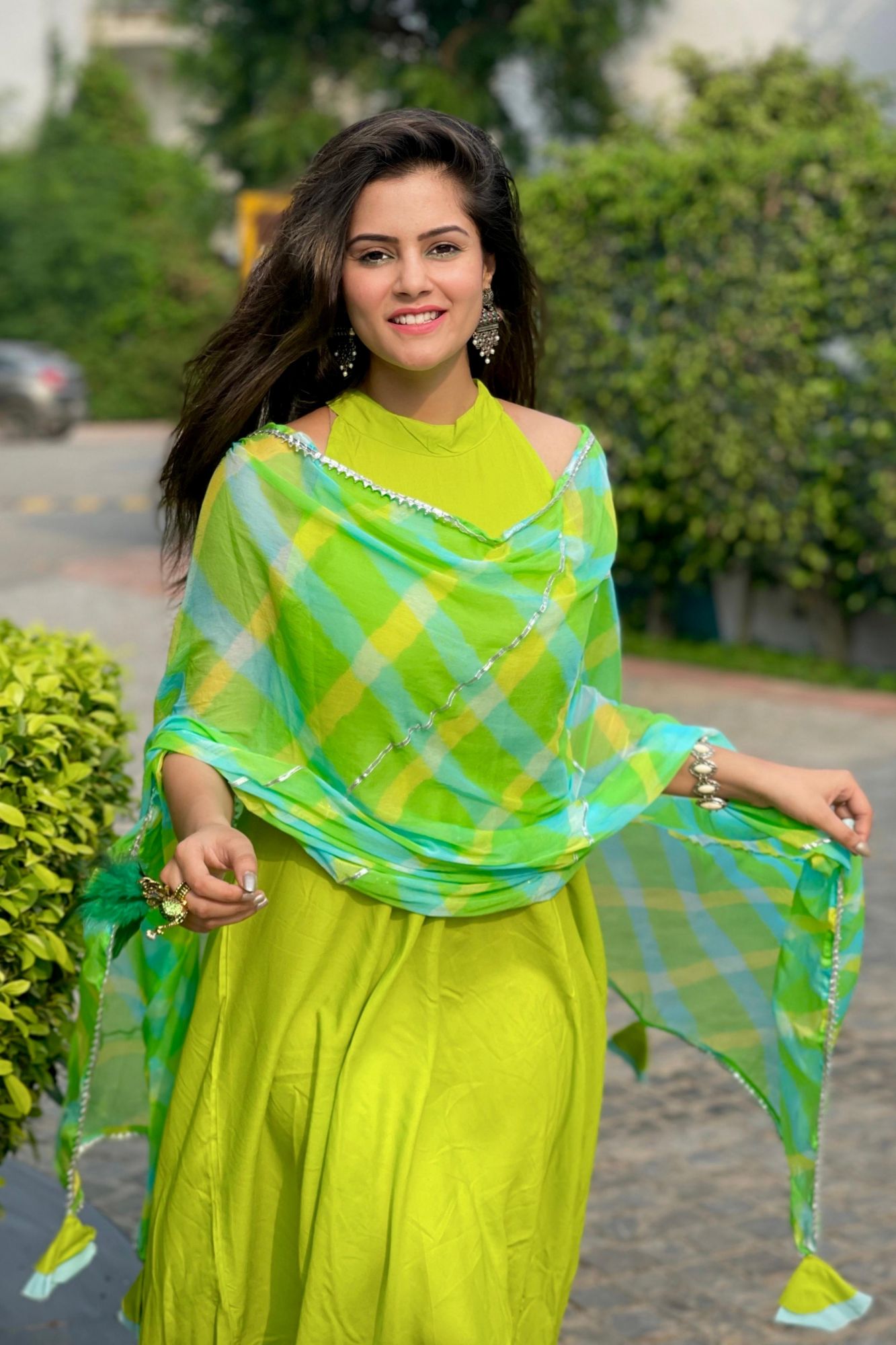 MINDARO GREEN NAZNEEN SUIT SET