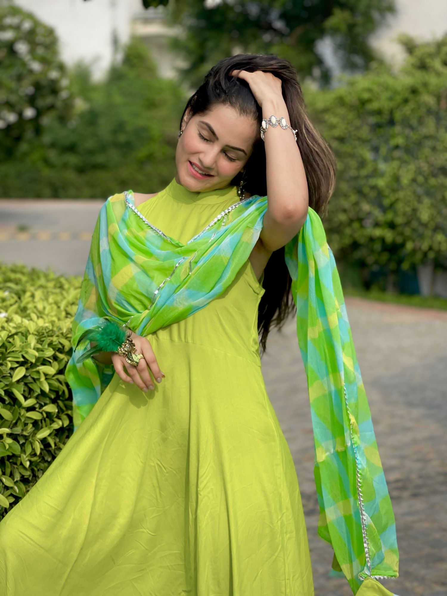 MINDARO GREEN NAZNEEN SUIT SET
