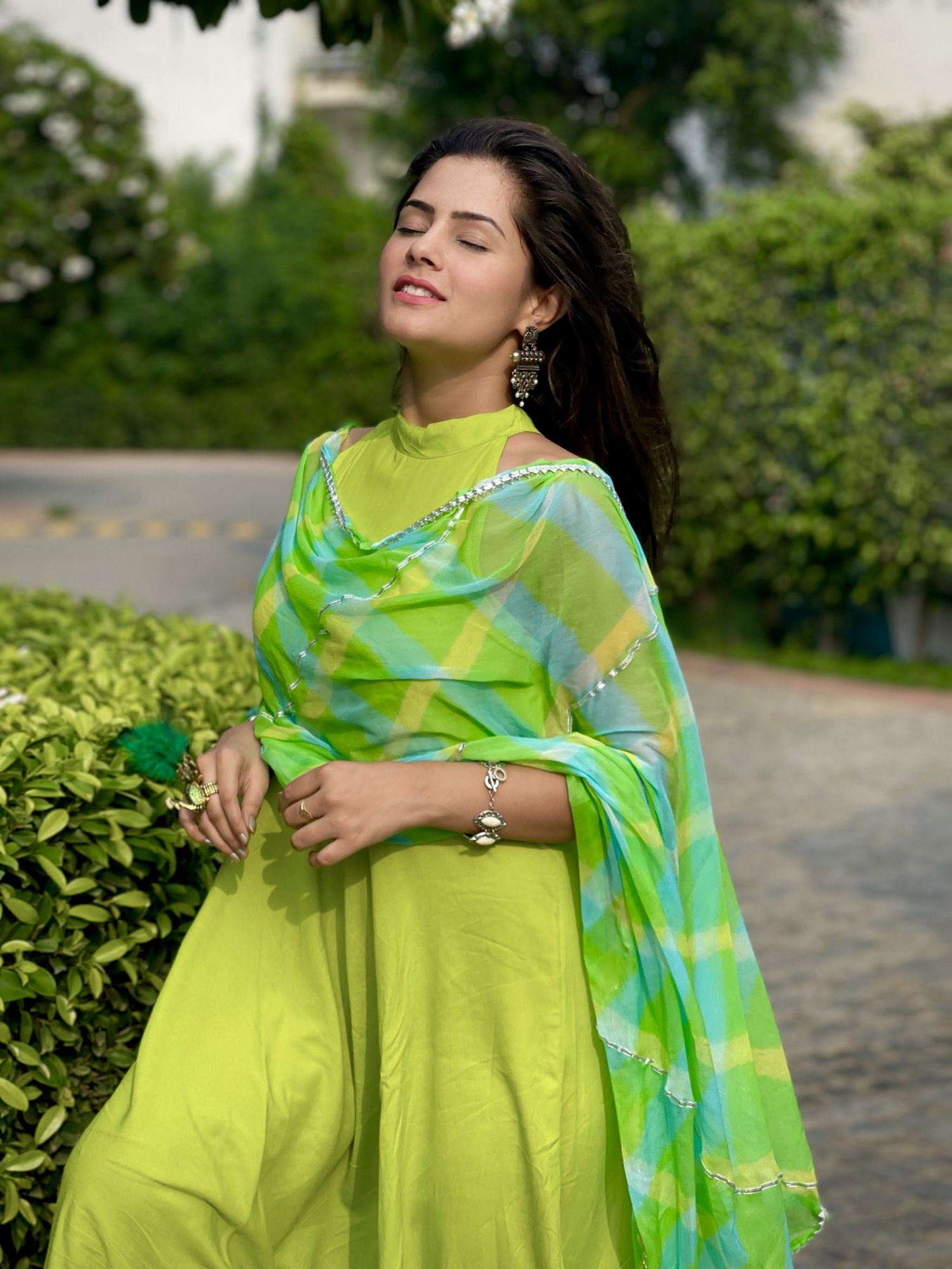 MINDARO GREEN NAZNEEN SUIT SET