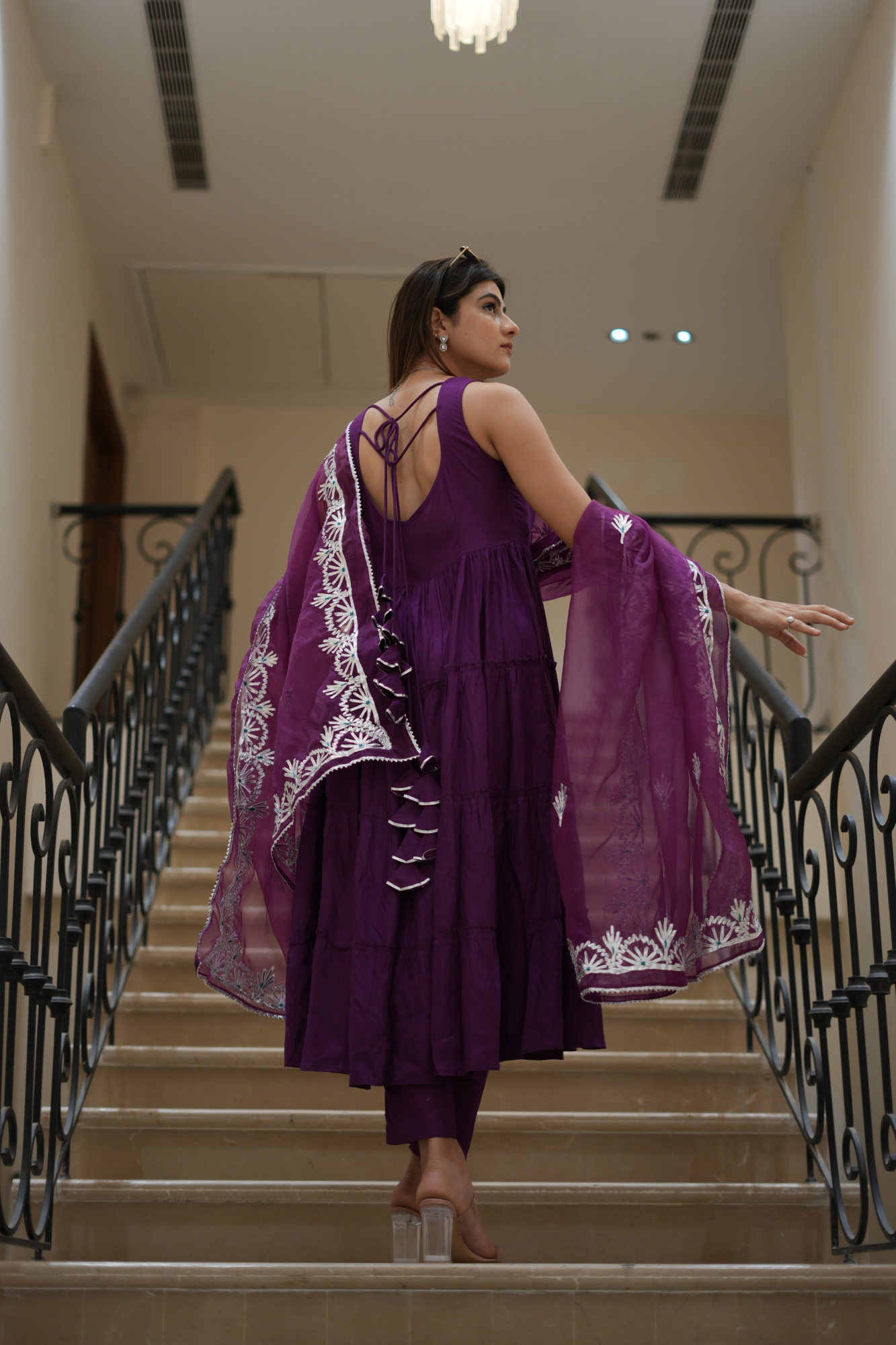 REGAL PURPLE CHARM SUIT SET