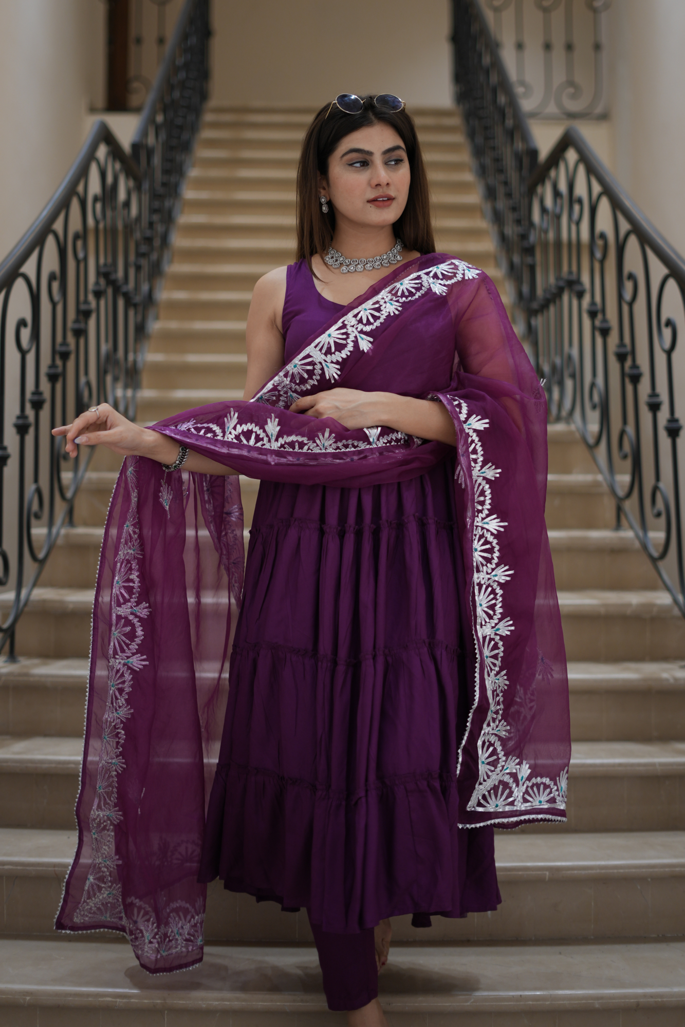 REGAL PURPLE CHARM SUIT SET