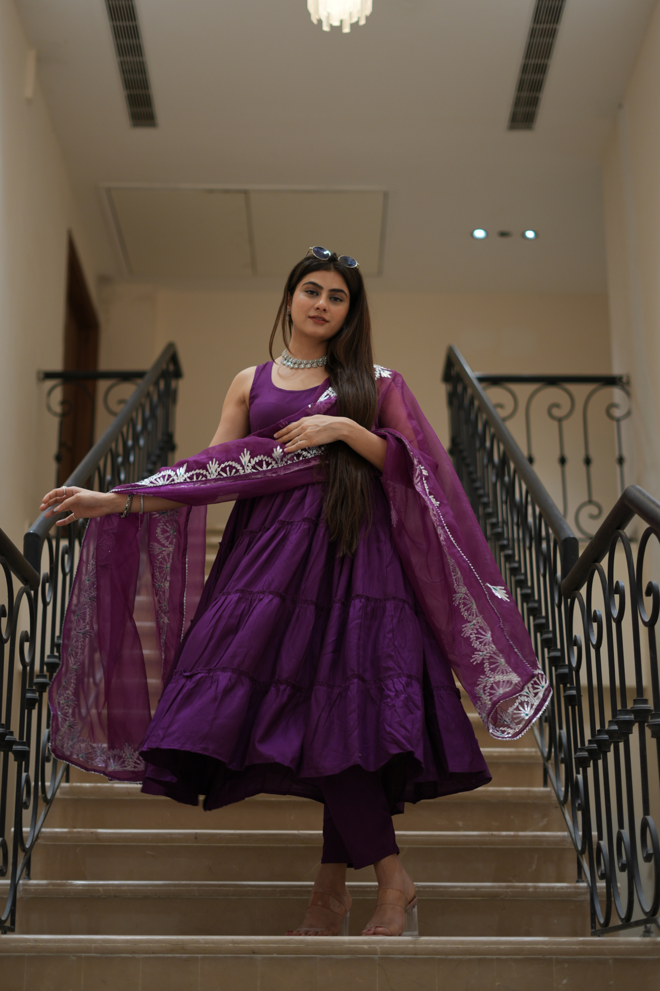 REGAL PURPLE CHARM SUIT SET