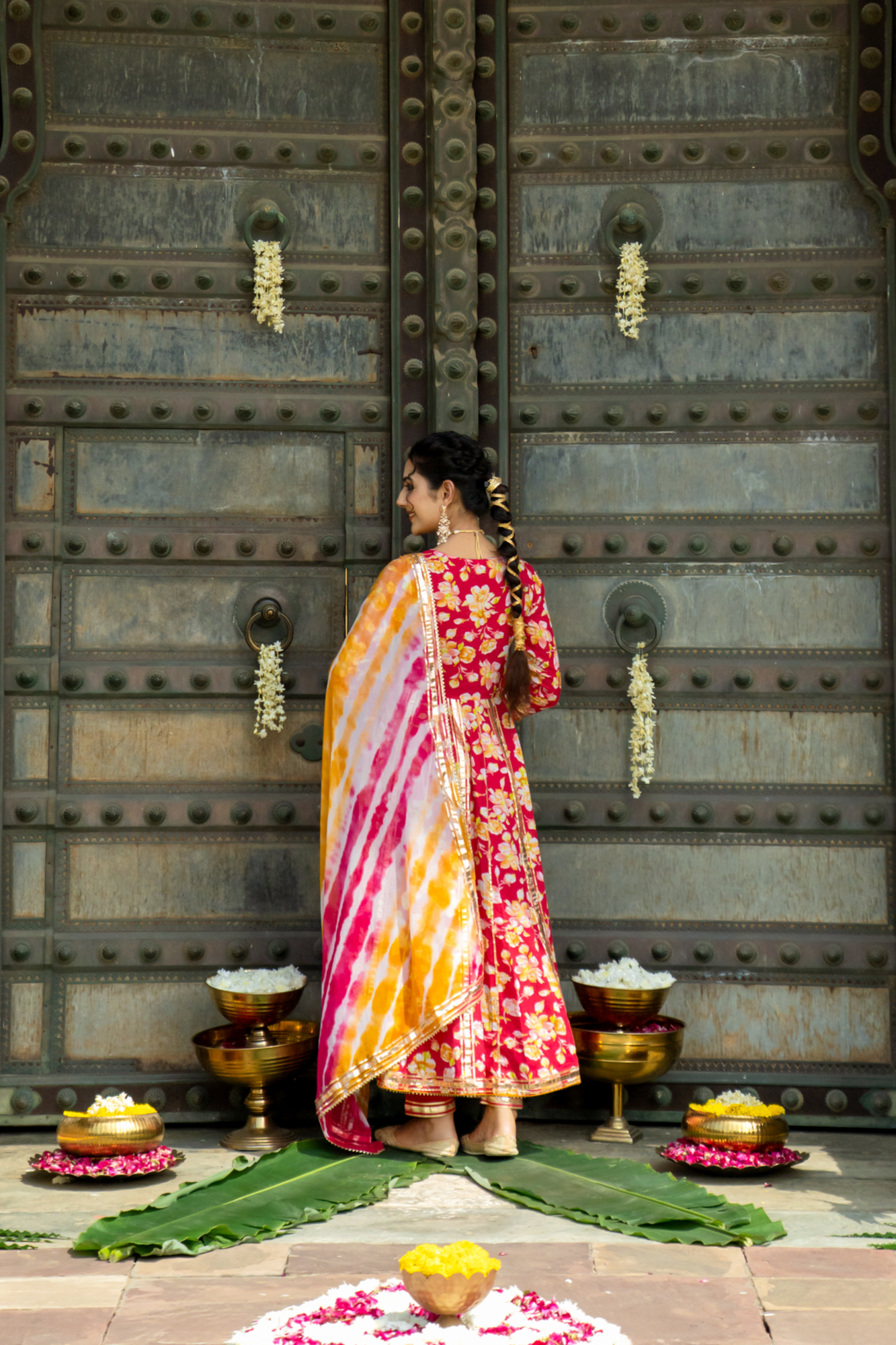 RANI FLORAL DREAM ANARKALI SET