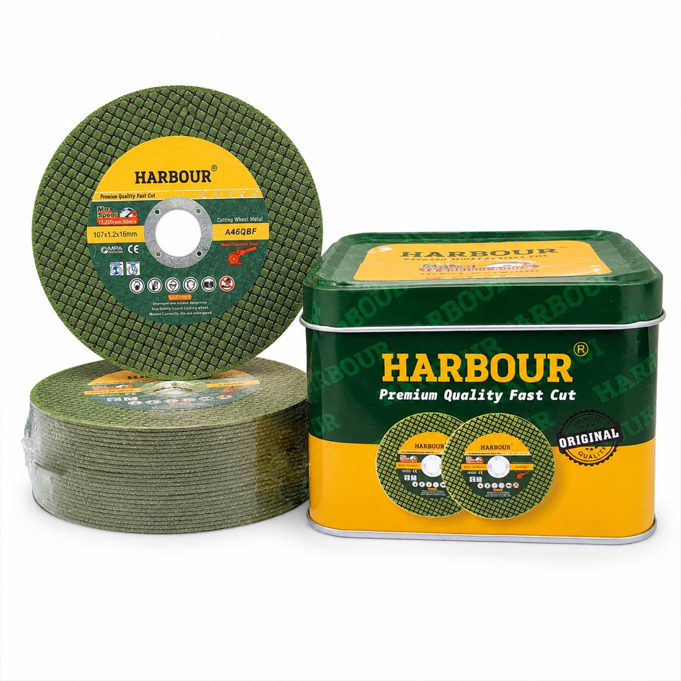 4 Cutting Wheel Heavy Duty Double Net