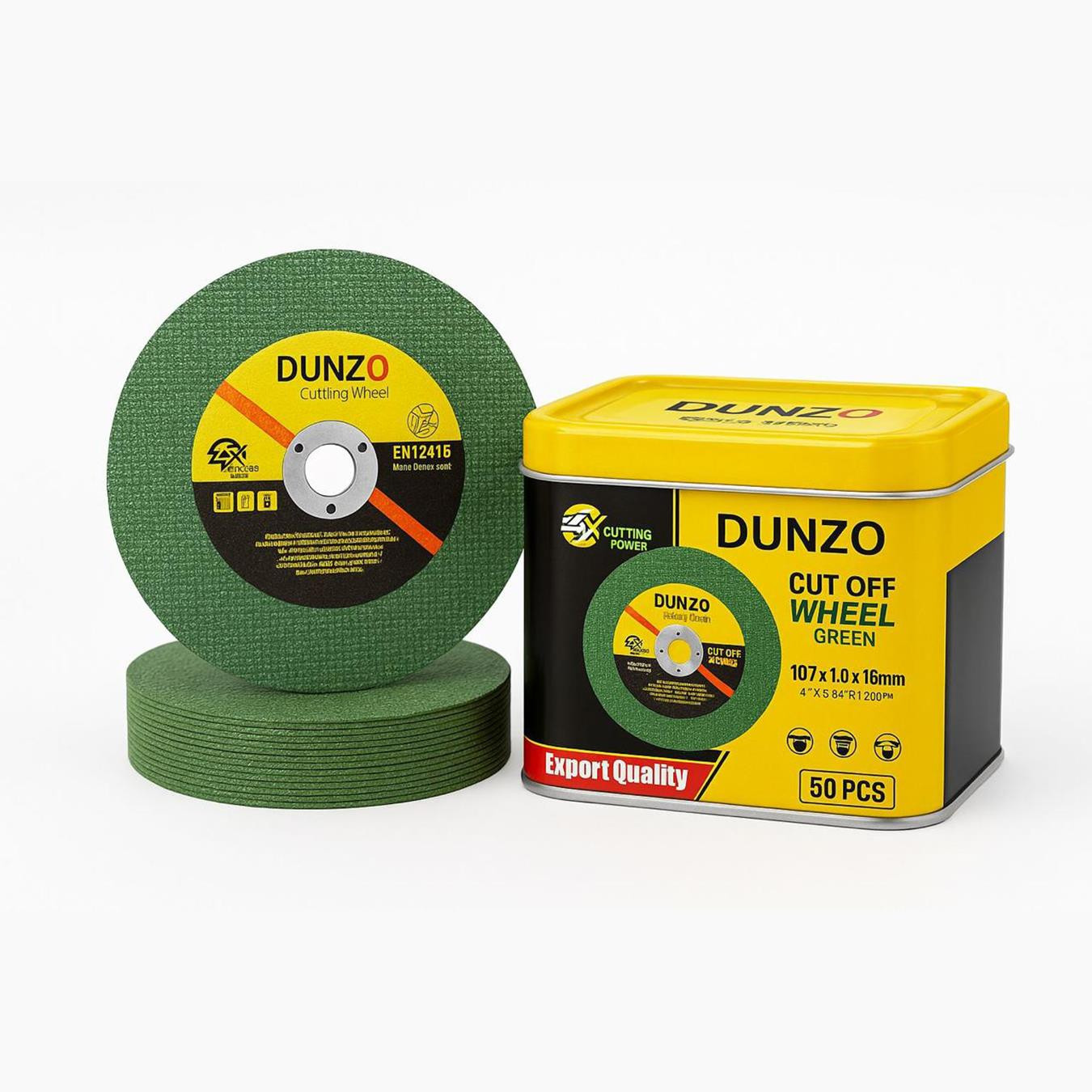 4 Cutting Wheel Heavy Duty Double Net