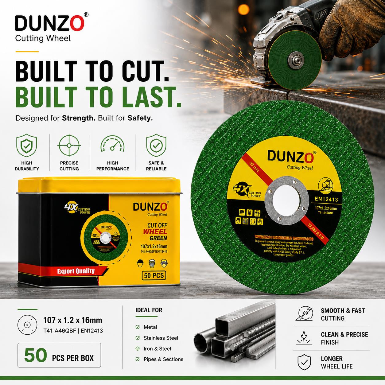 4 Cutting Wheel Heavy Duty One Net