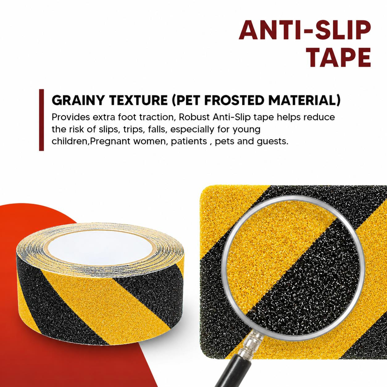 ANTISKIT PVC Tape Zebra