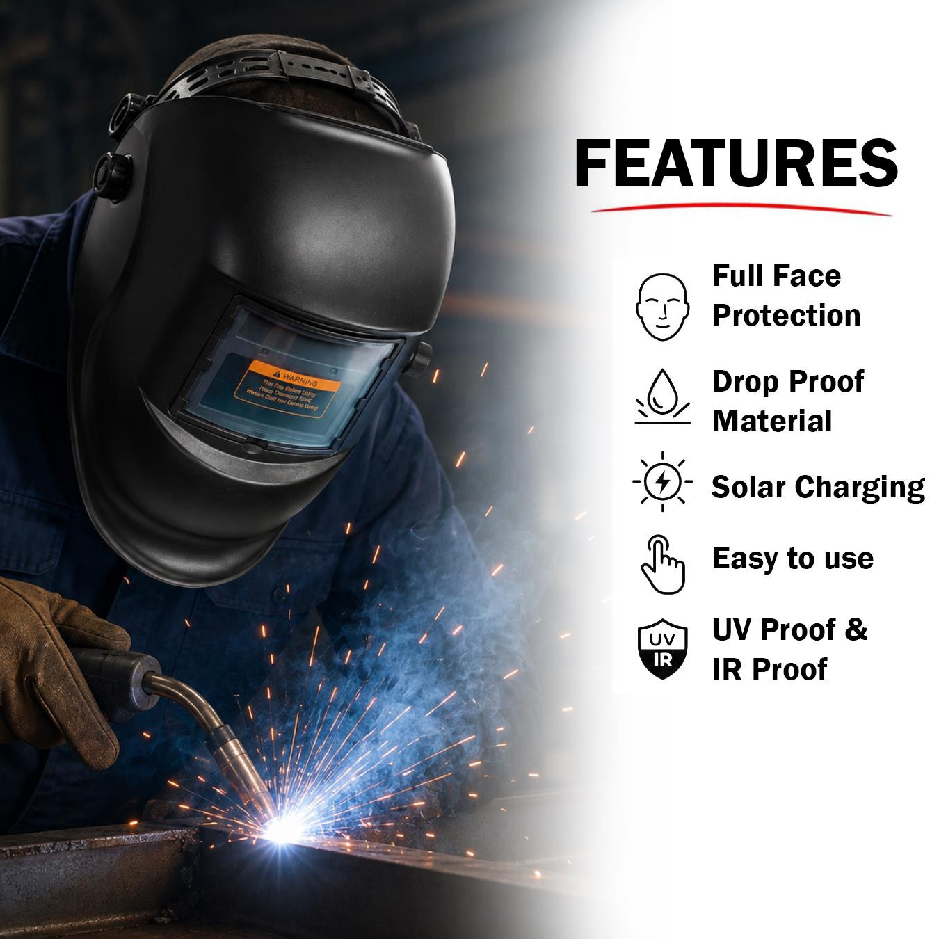 Auto Darkening Helmet