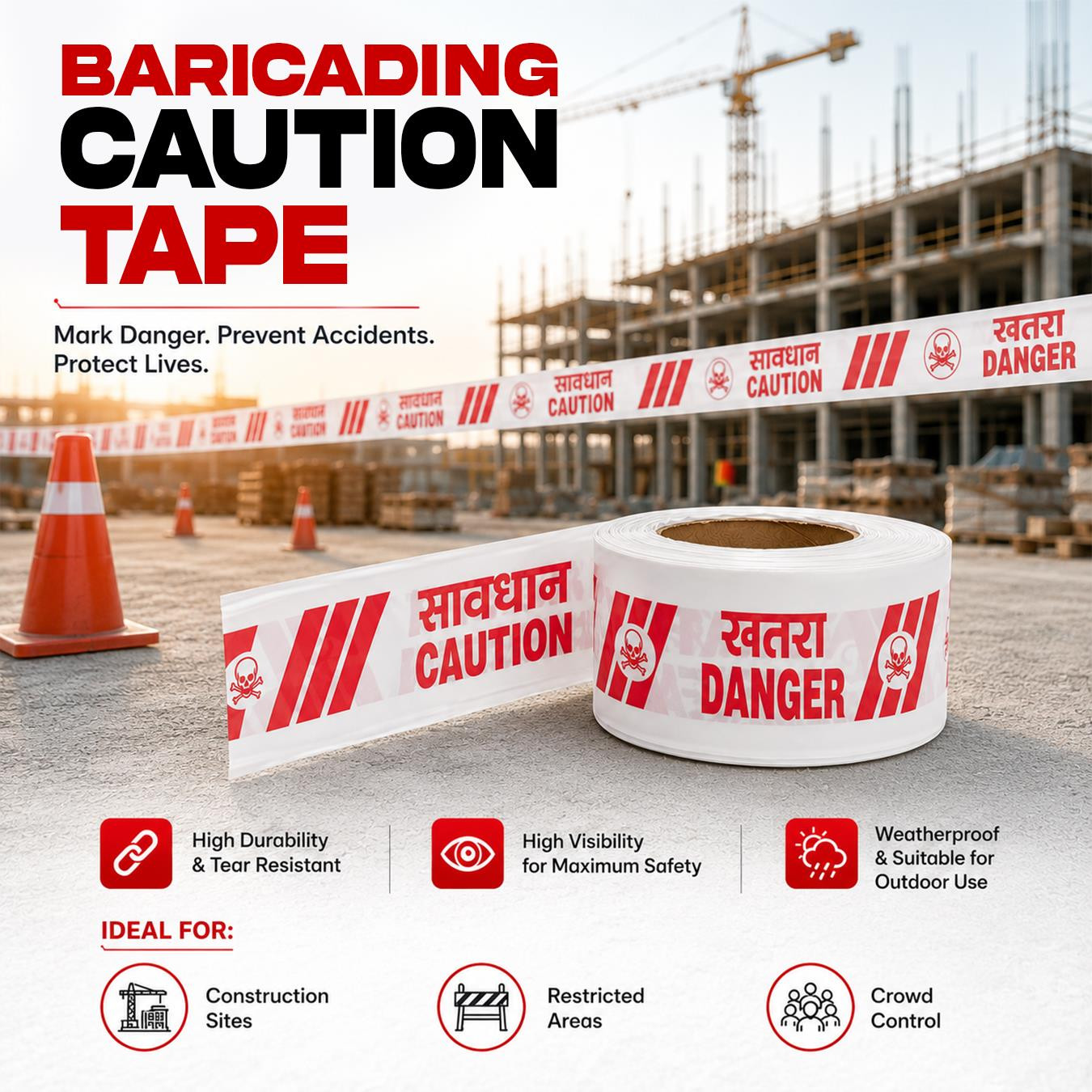 Baricading Caution Tape