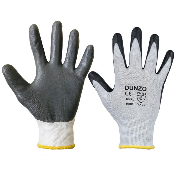 Image of Grey N White Cotton Gloves Dunzo Premium