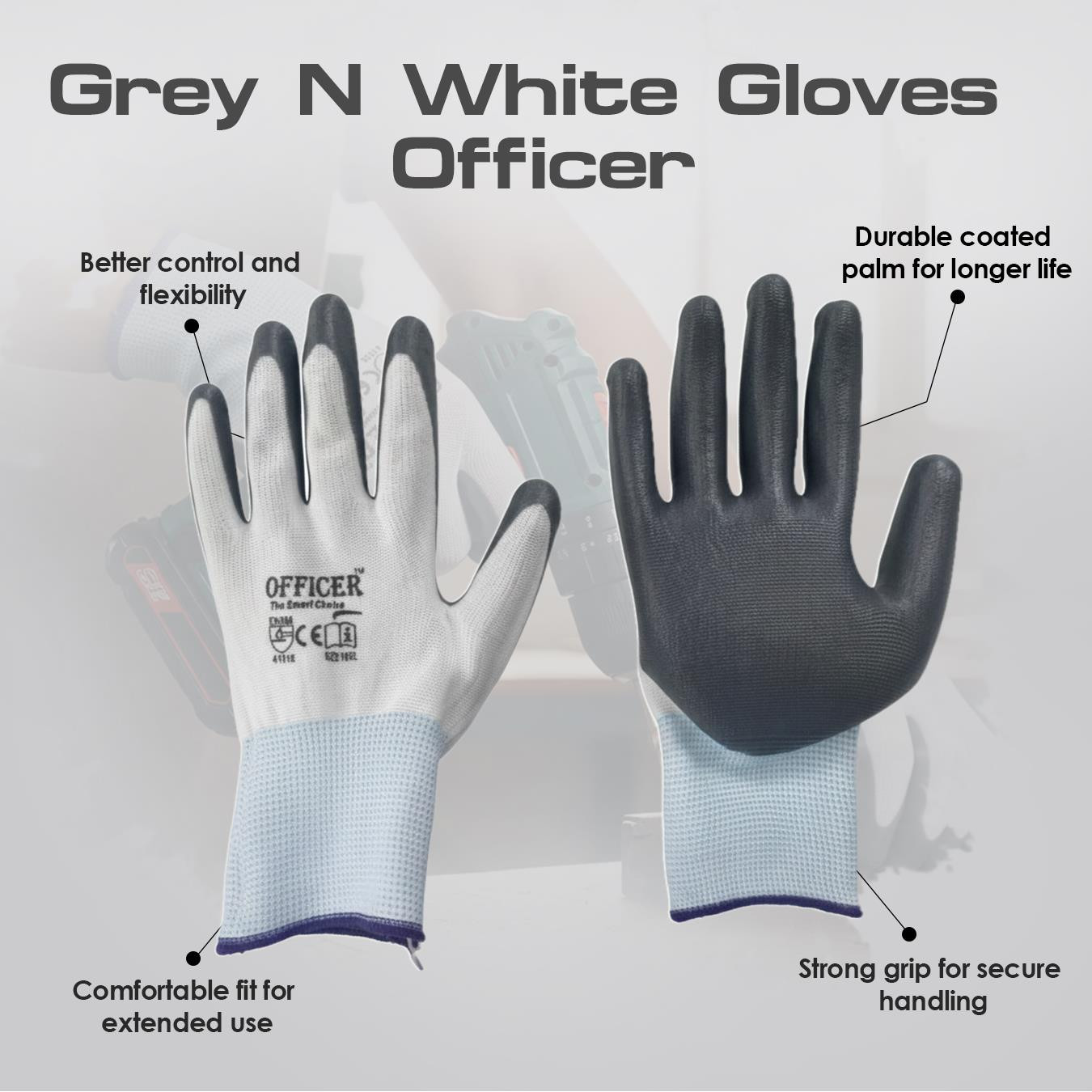Gry n White Gloves