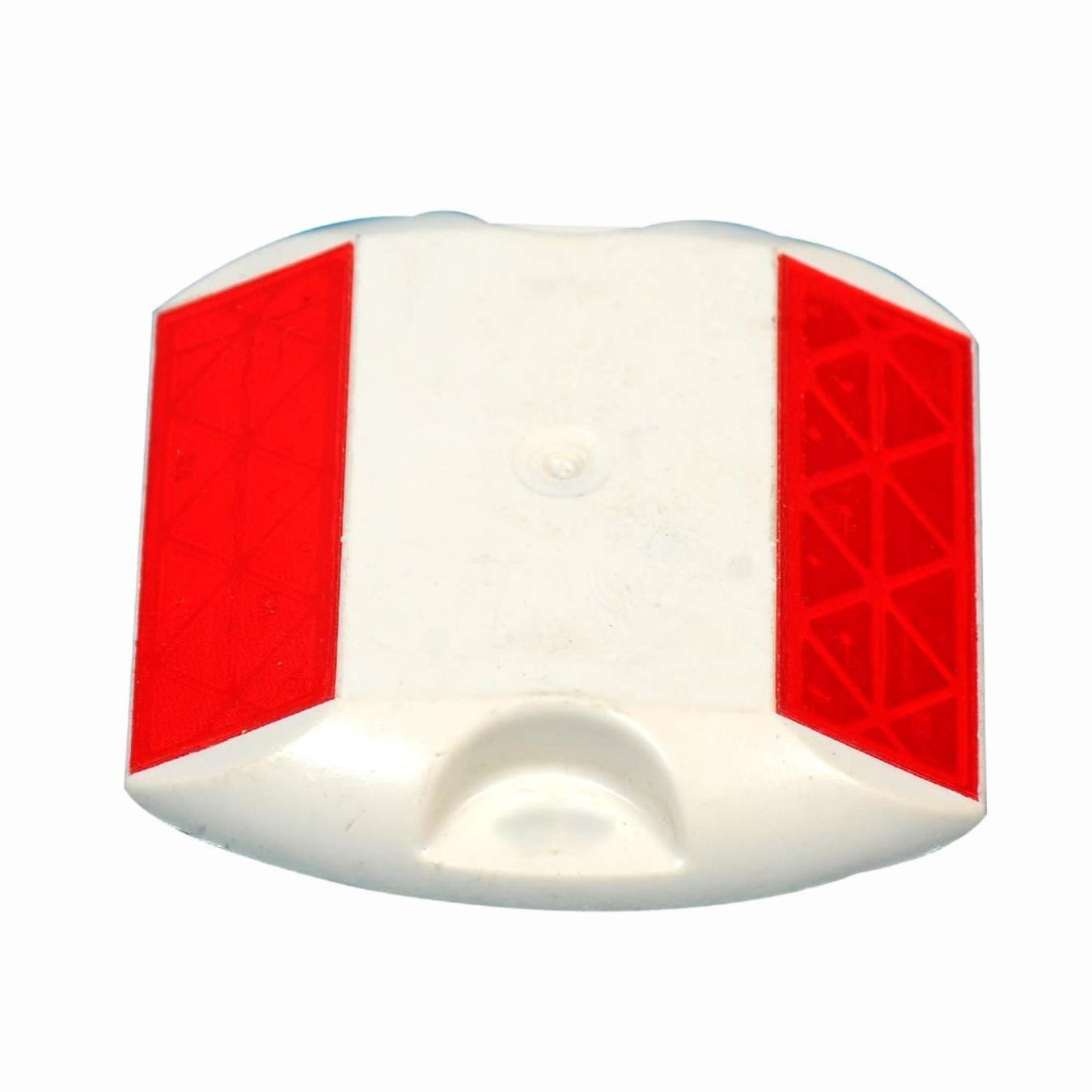 Plastic Road Stud Red N White