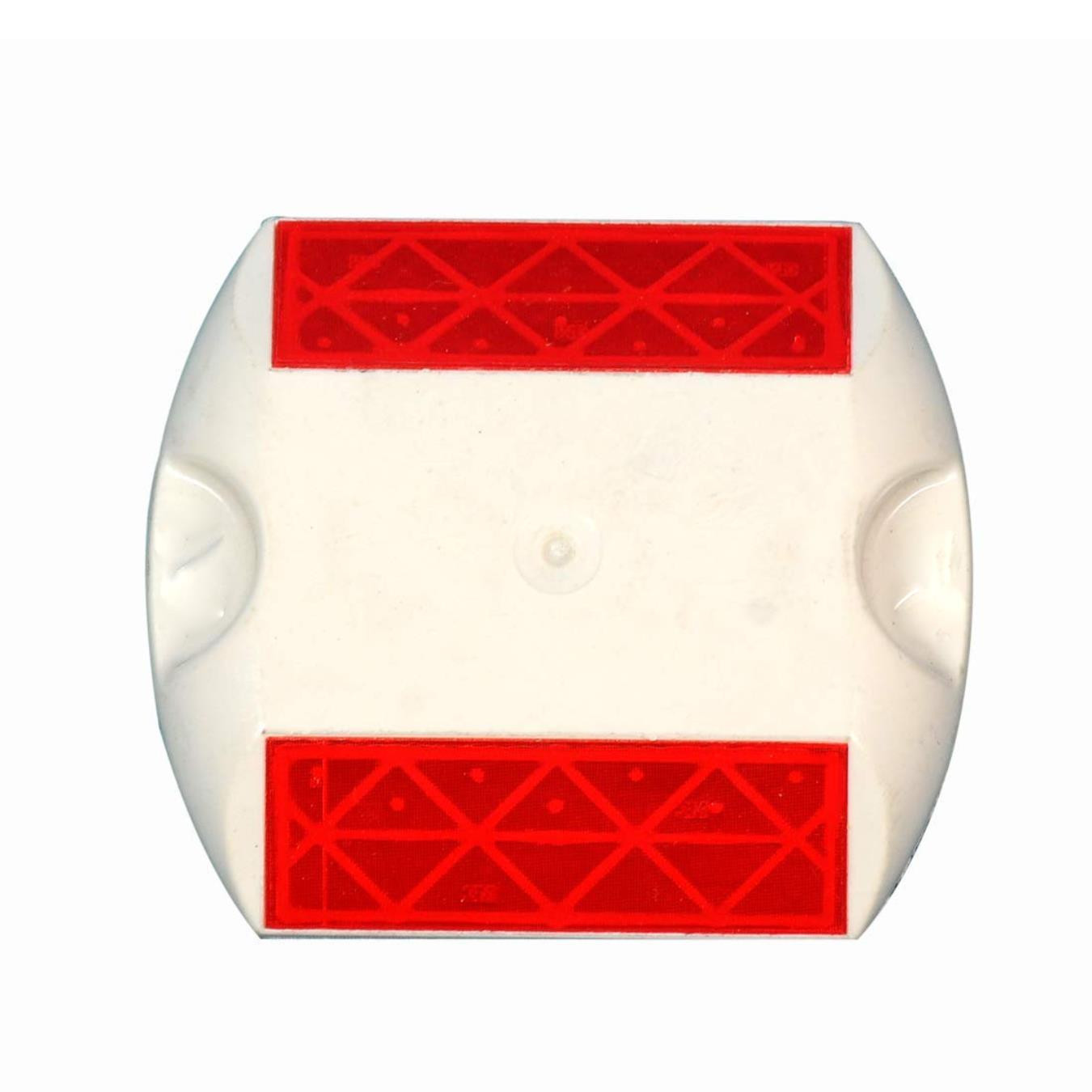 Plastic Road Stud Red N White