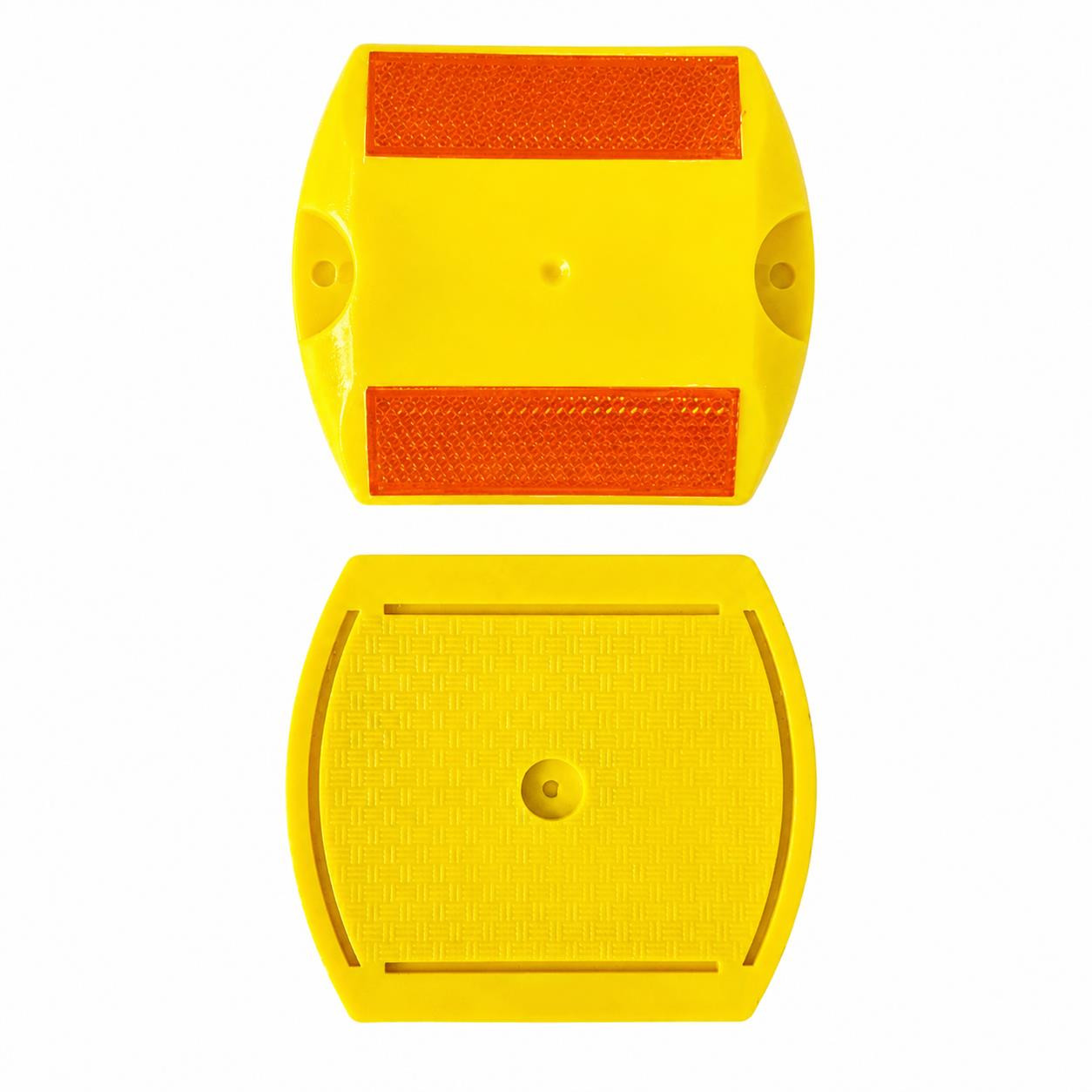 Plastic Road Stud Yellow N Orange