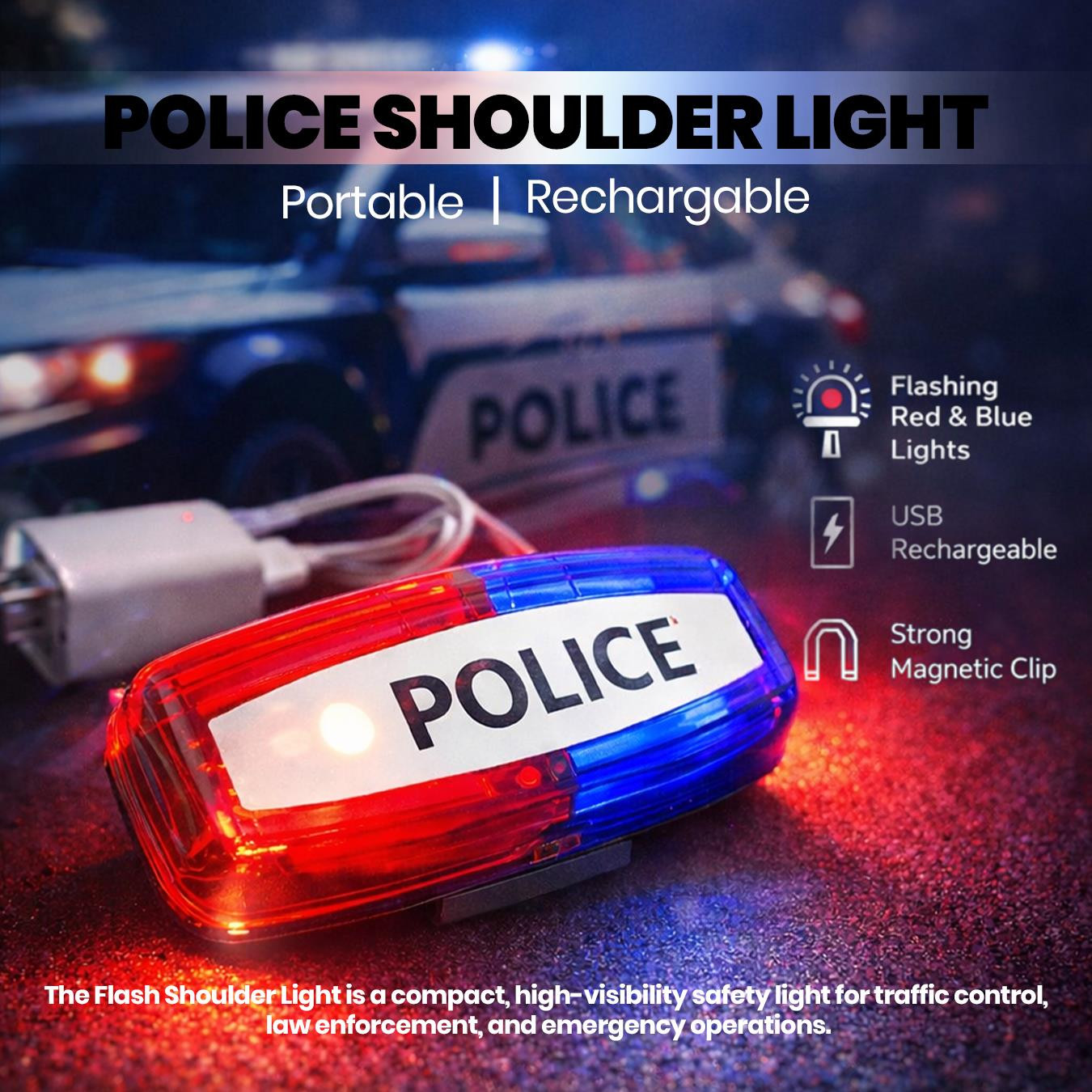 Police Shoulder Light