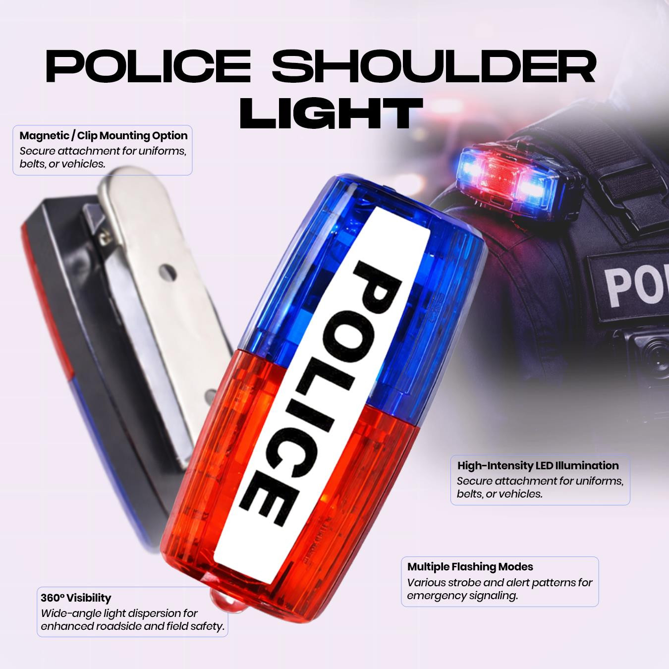 Police Shoulder Light