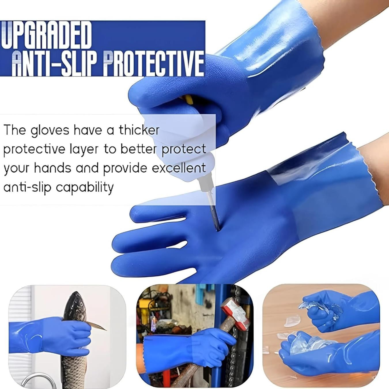 PVC Supported Gloves